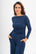 Ola blouse, navy blue