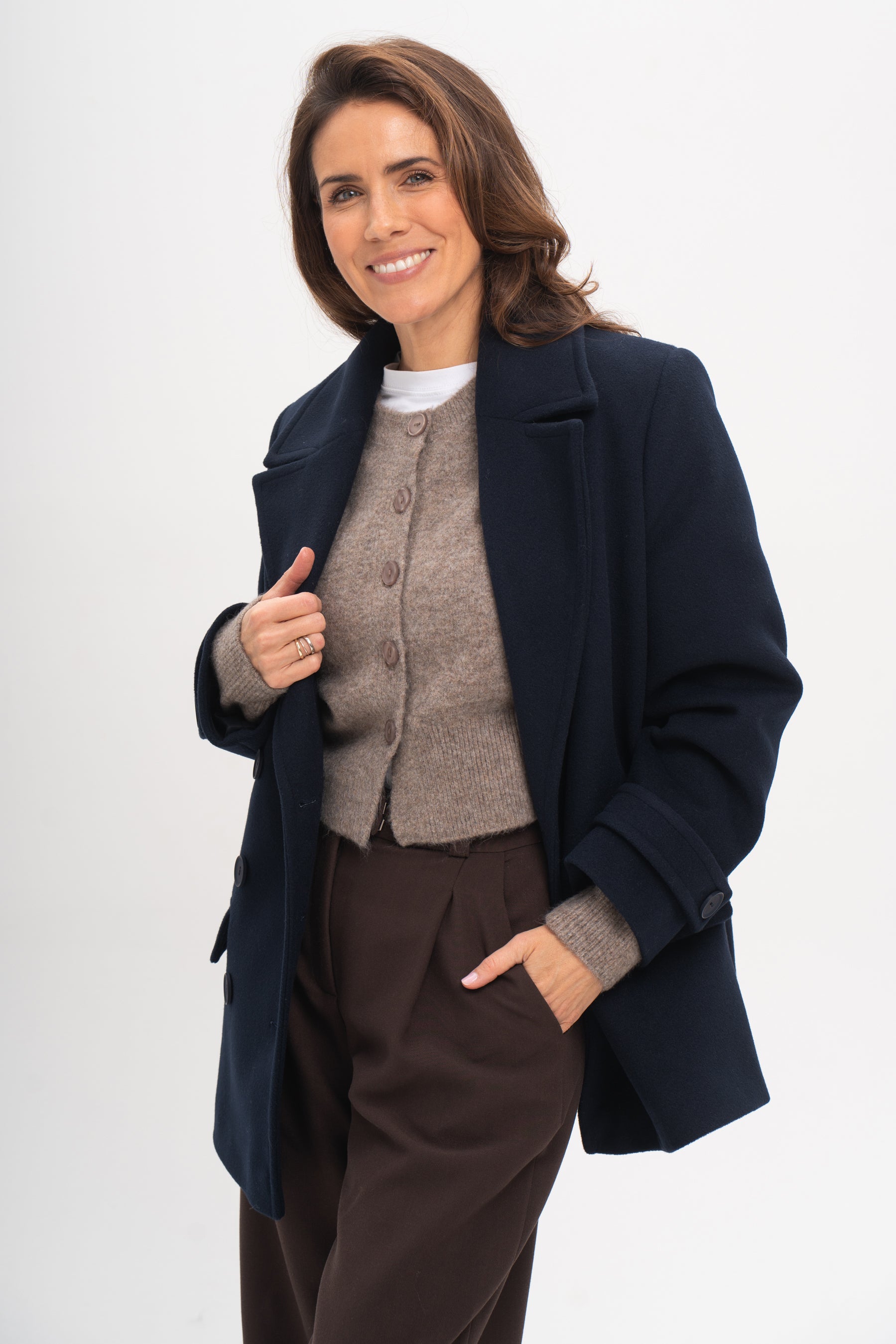 VIOLA navy blue jacket