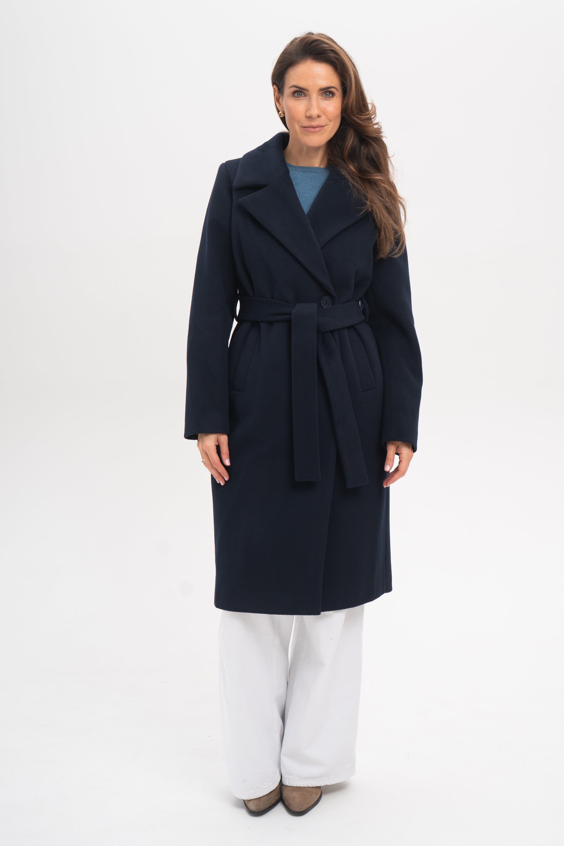 Verona maxi coat green - salme.pl
