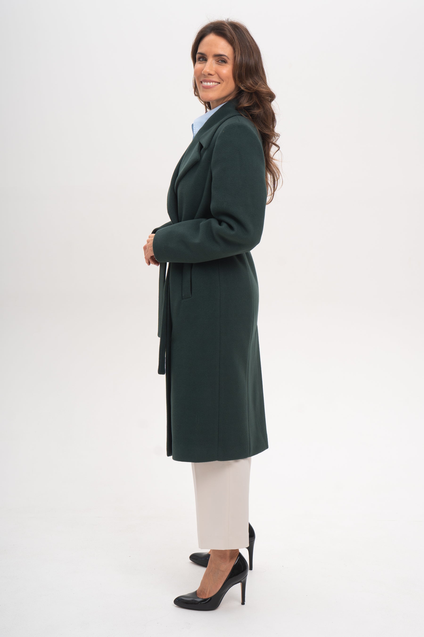 VERONA midi coat green