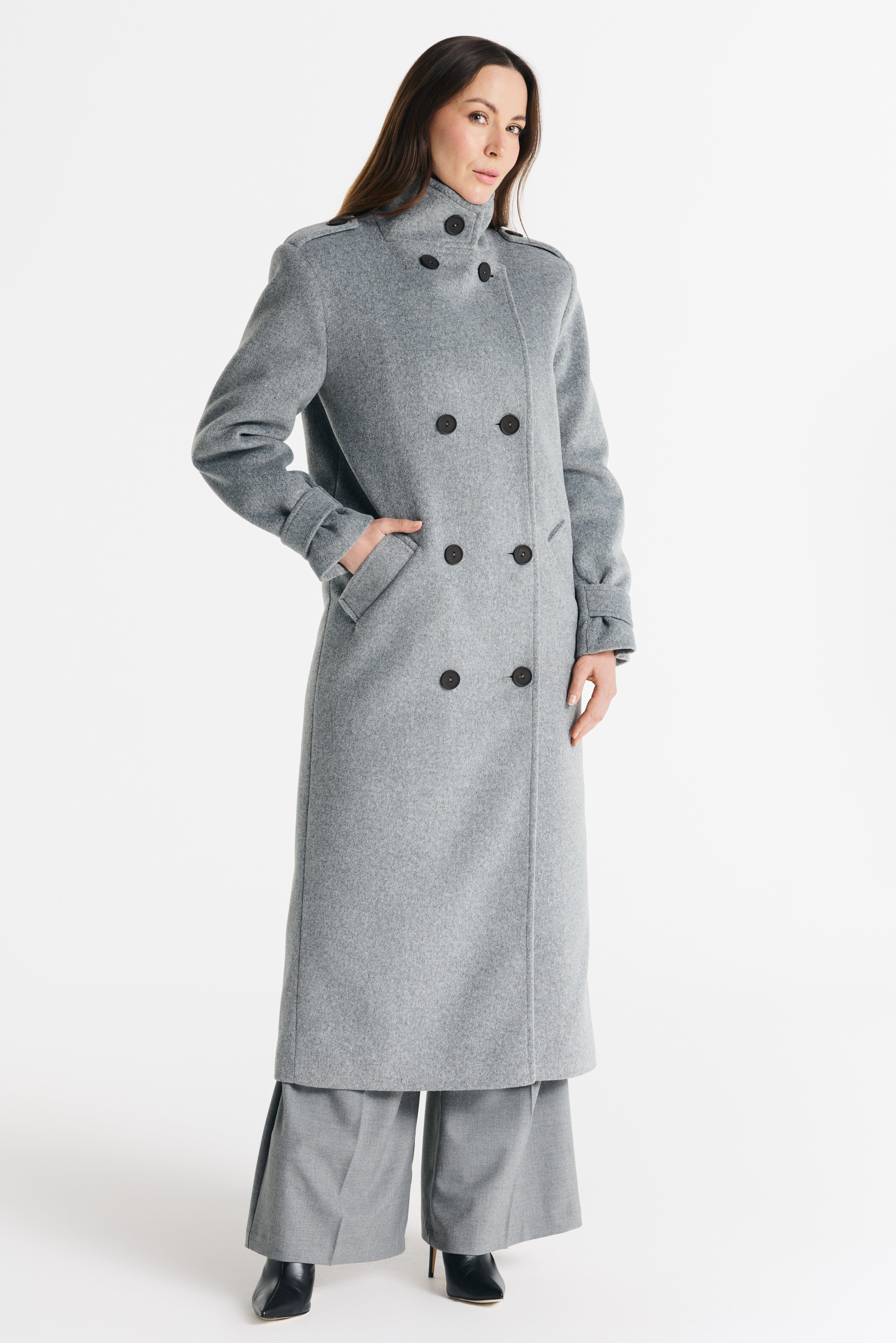 LIDIA coat, gray
