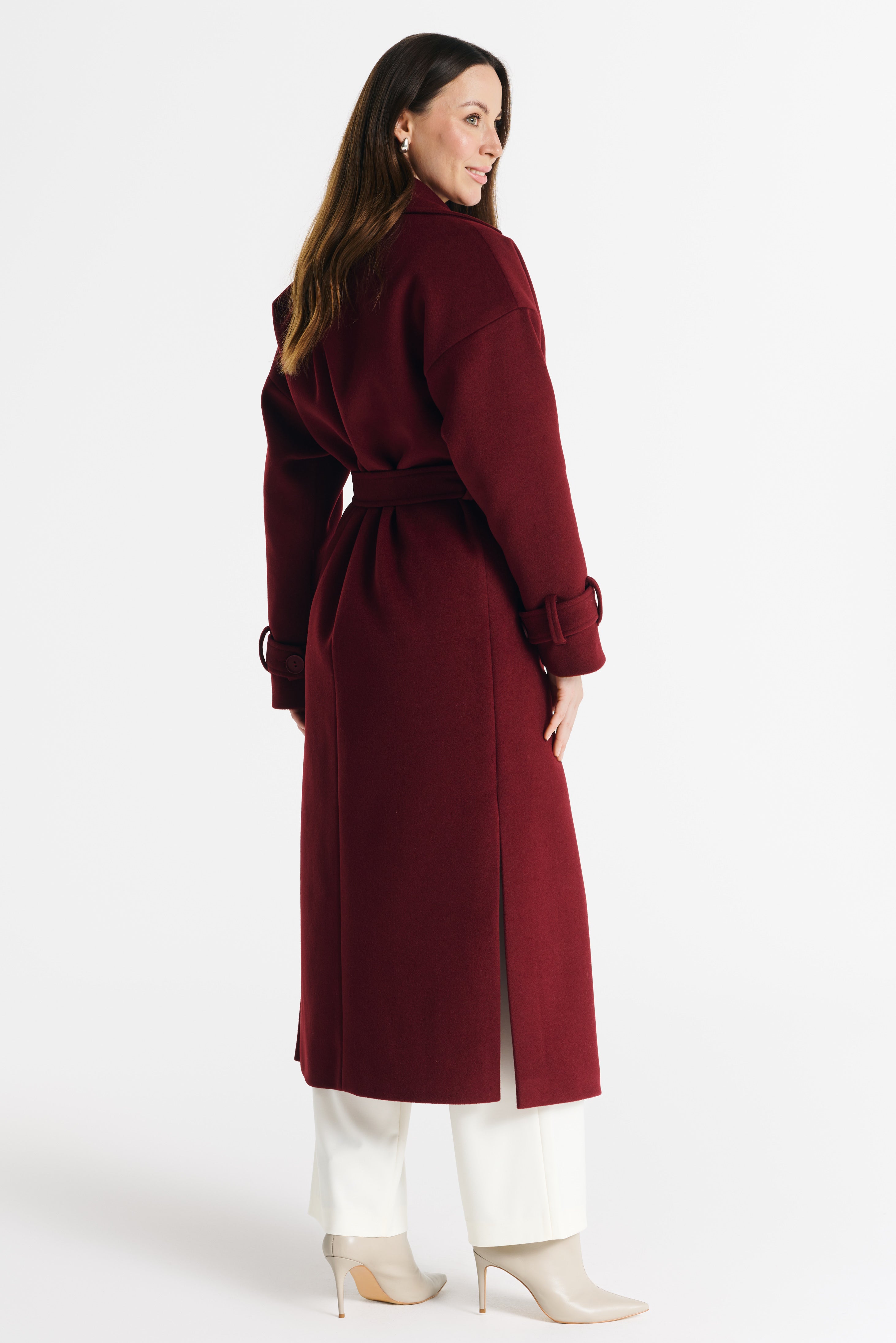 SALMA coat burgundy