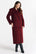 MAGDA coat, burgundy