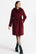 NOELIA midi coat burgundy