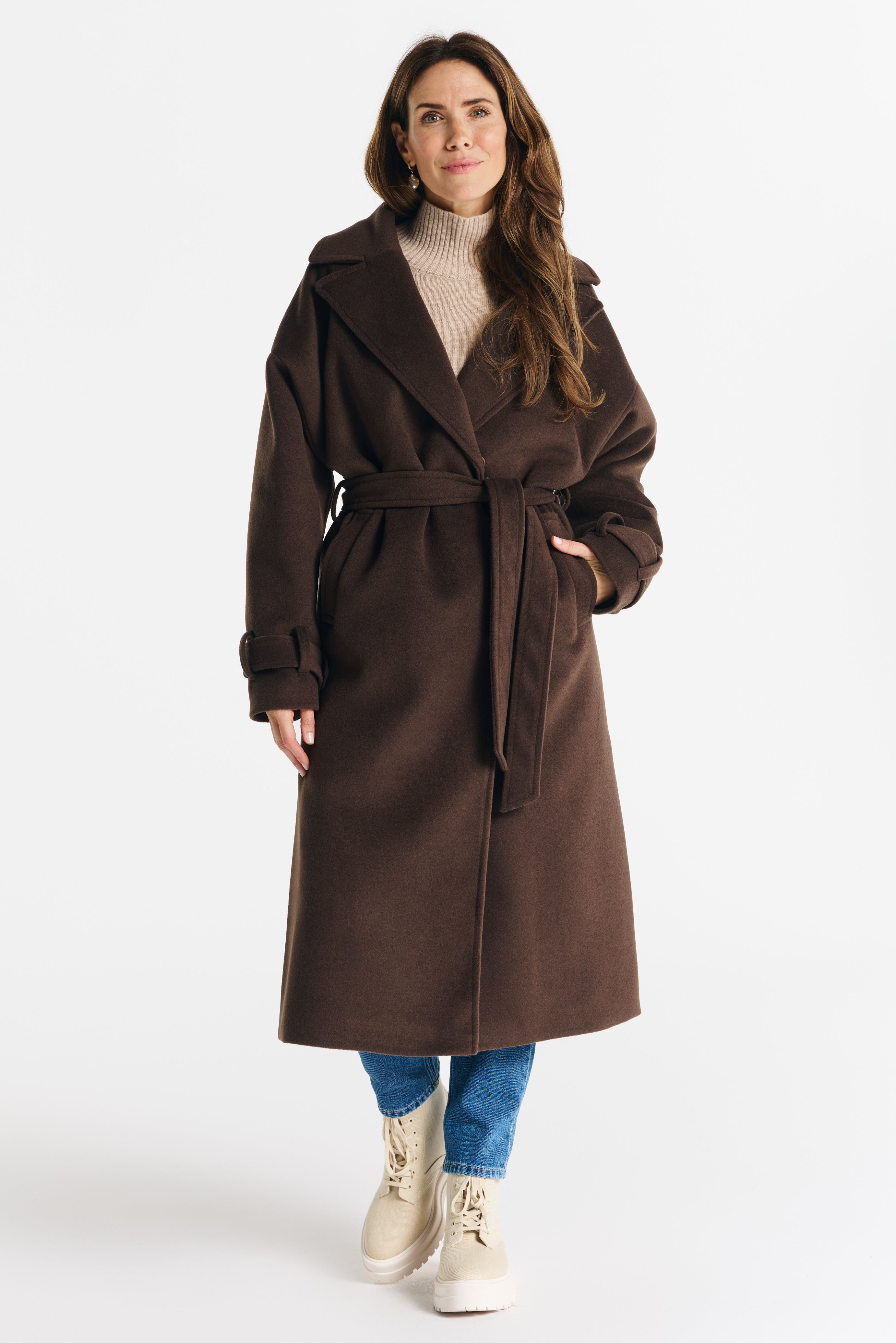 LUNA 2.0 coat chocolate