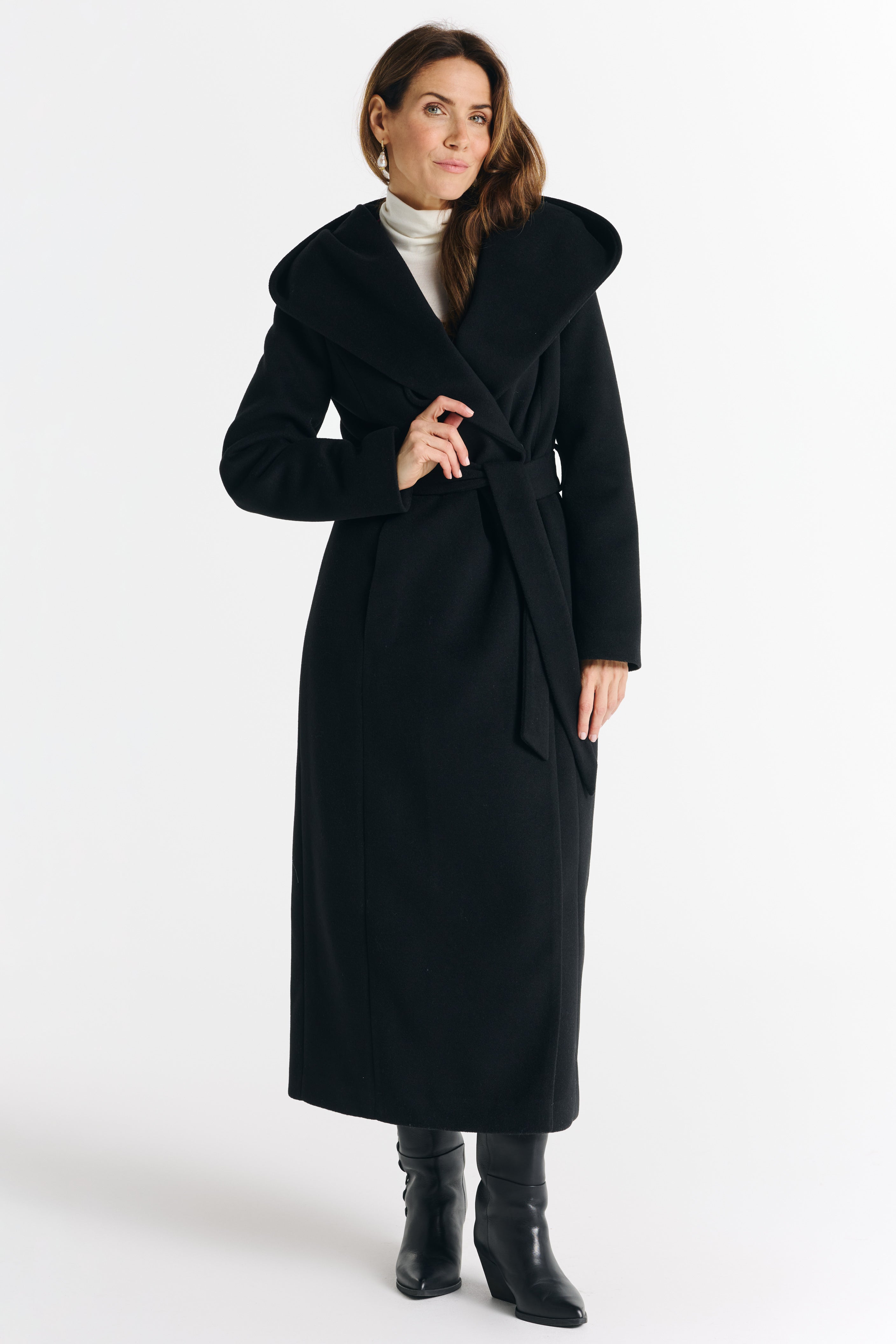 NOELIA maxi coat black