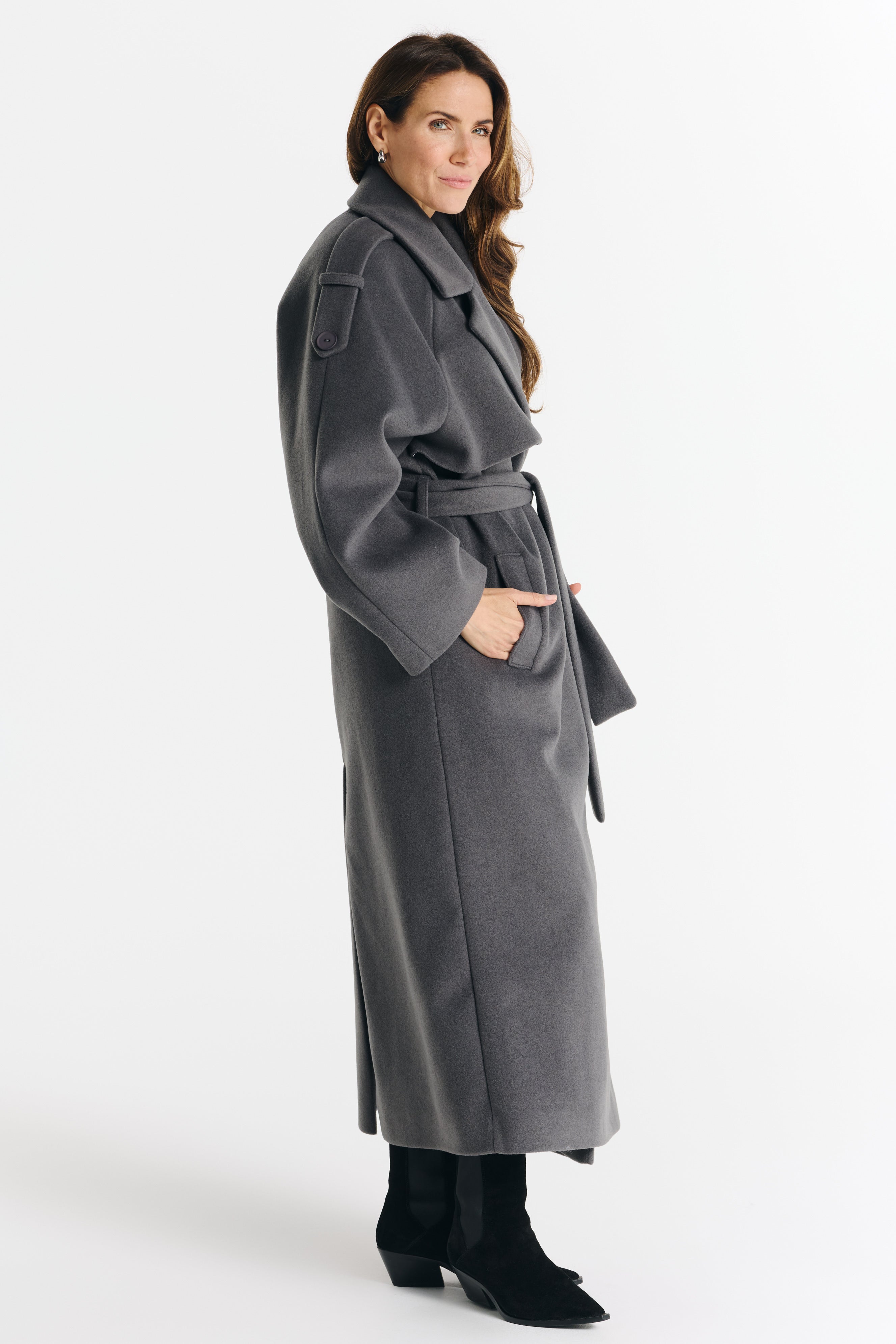 ALIANA coat gray