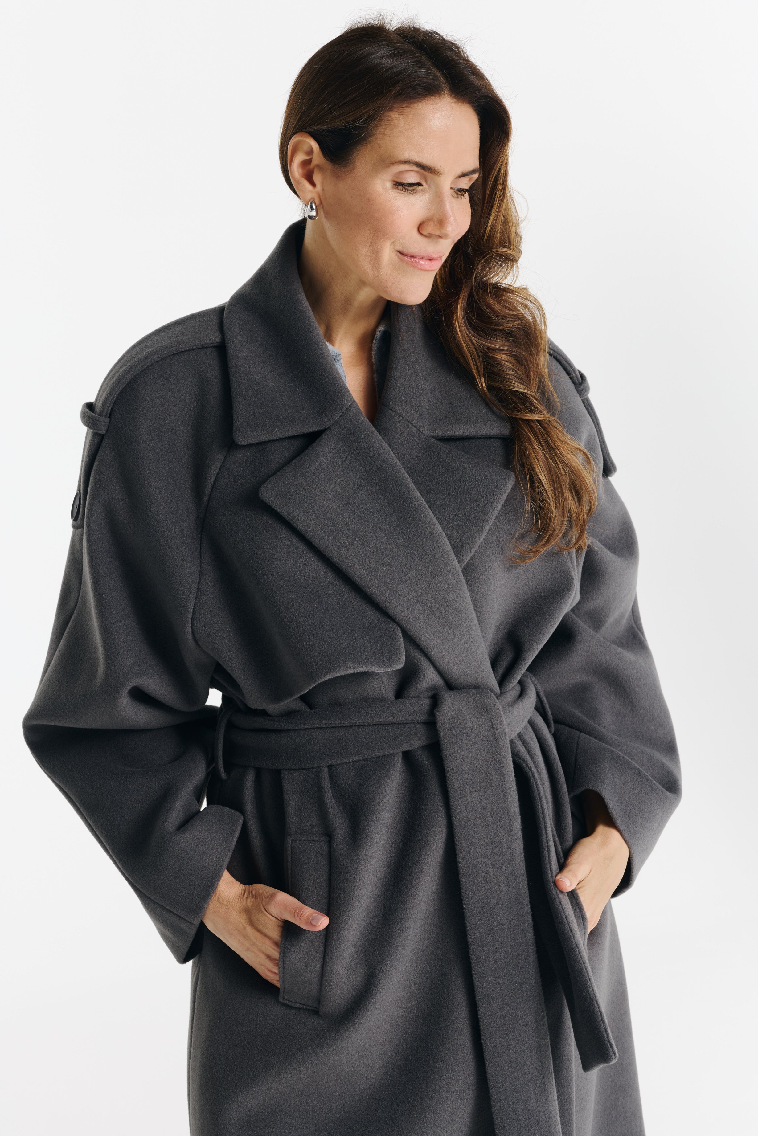 ALIANA coat gray