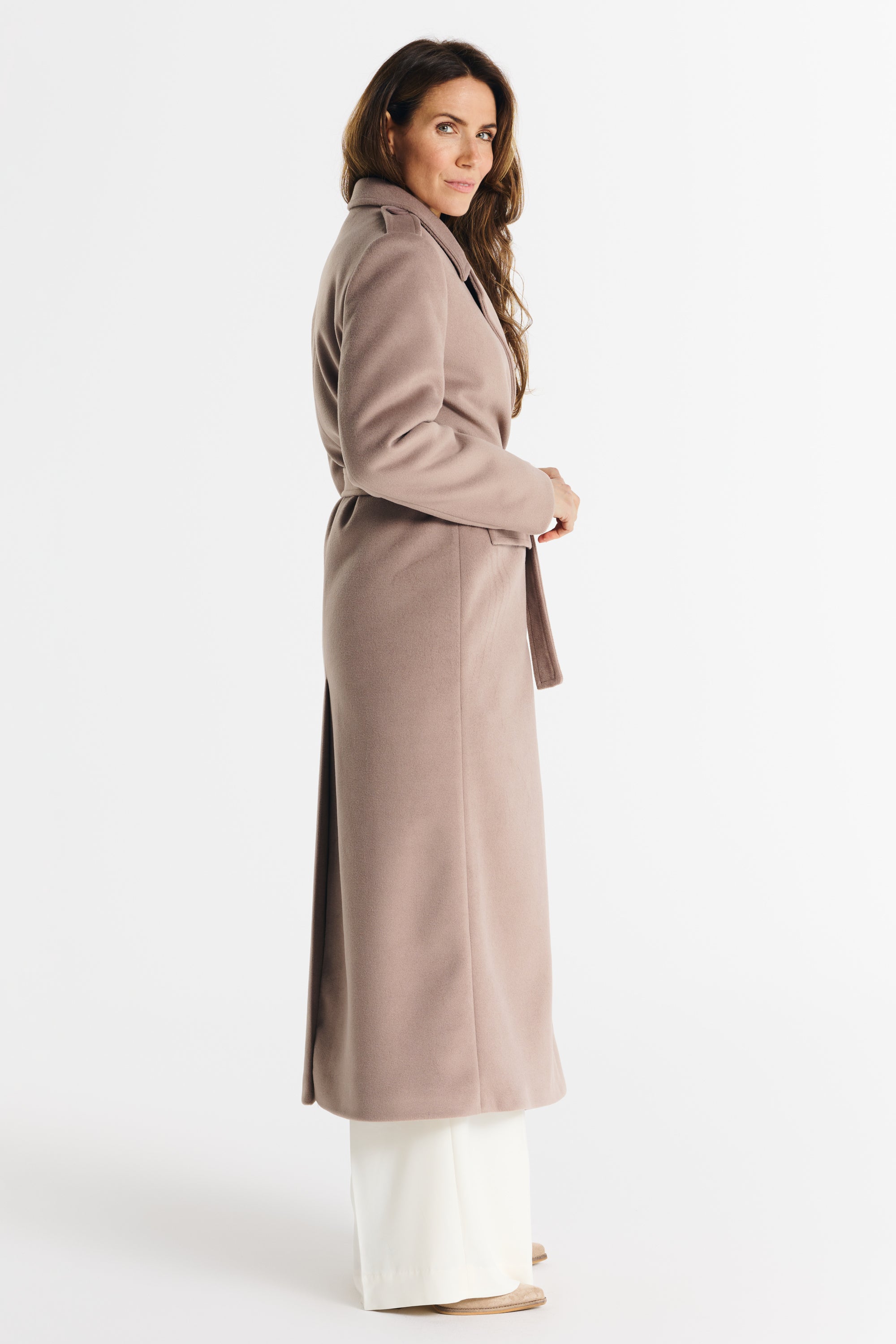 LILIANA coat dark beige