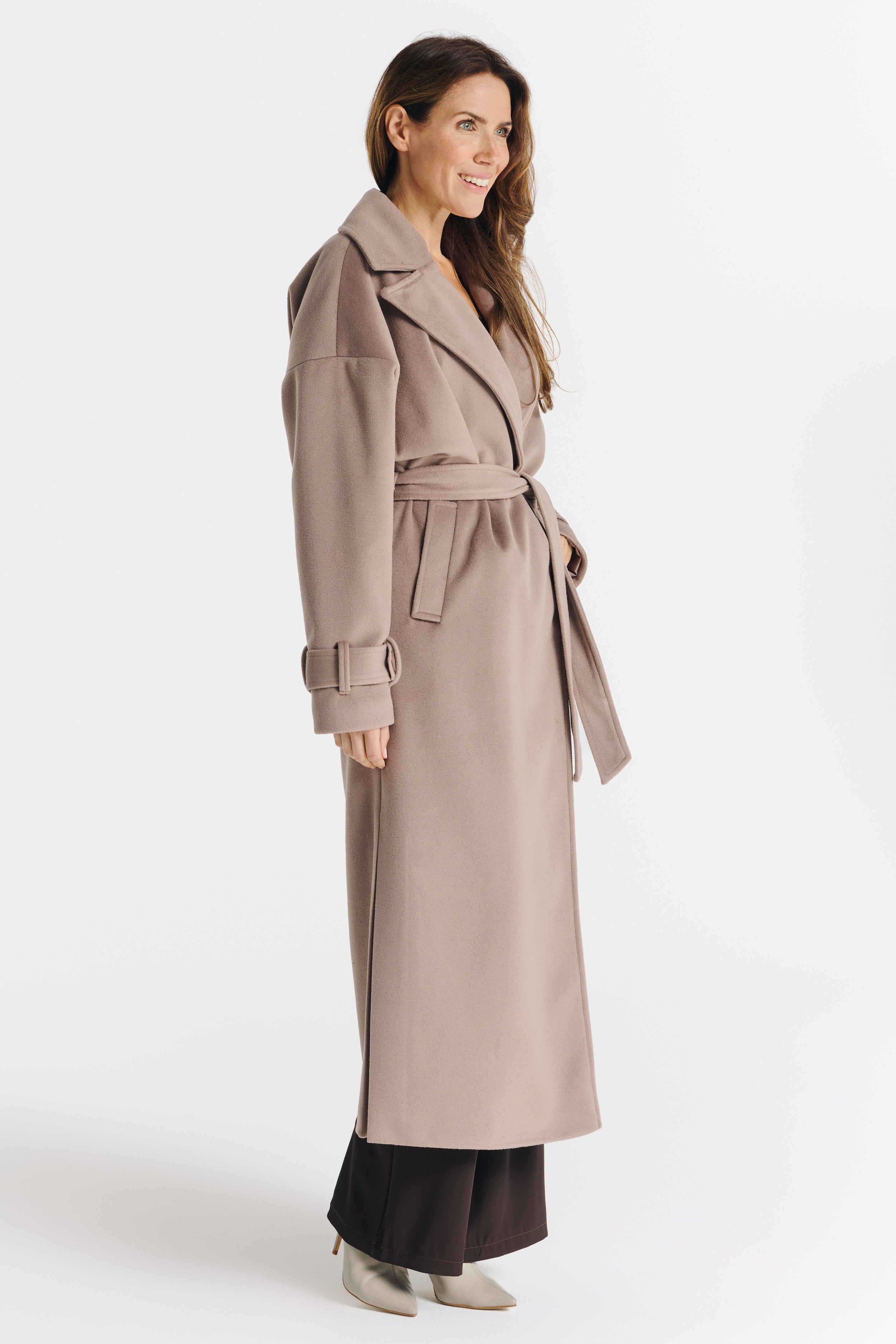 SALMA coat dark beige
