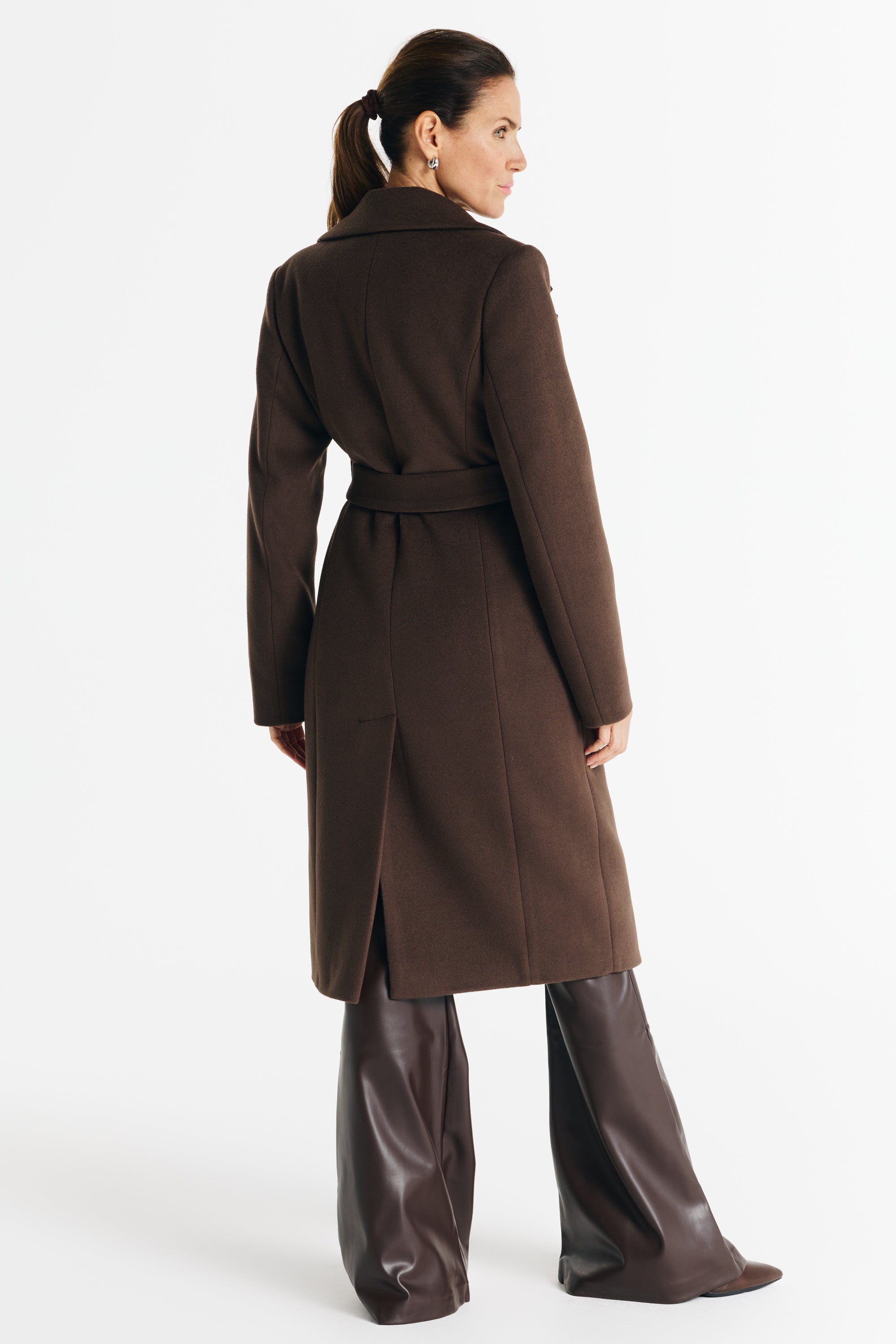 VERONA midi coat chocolate
