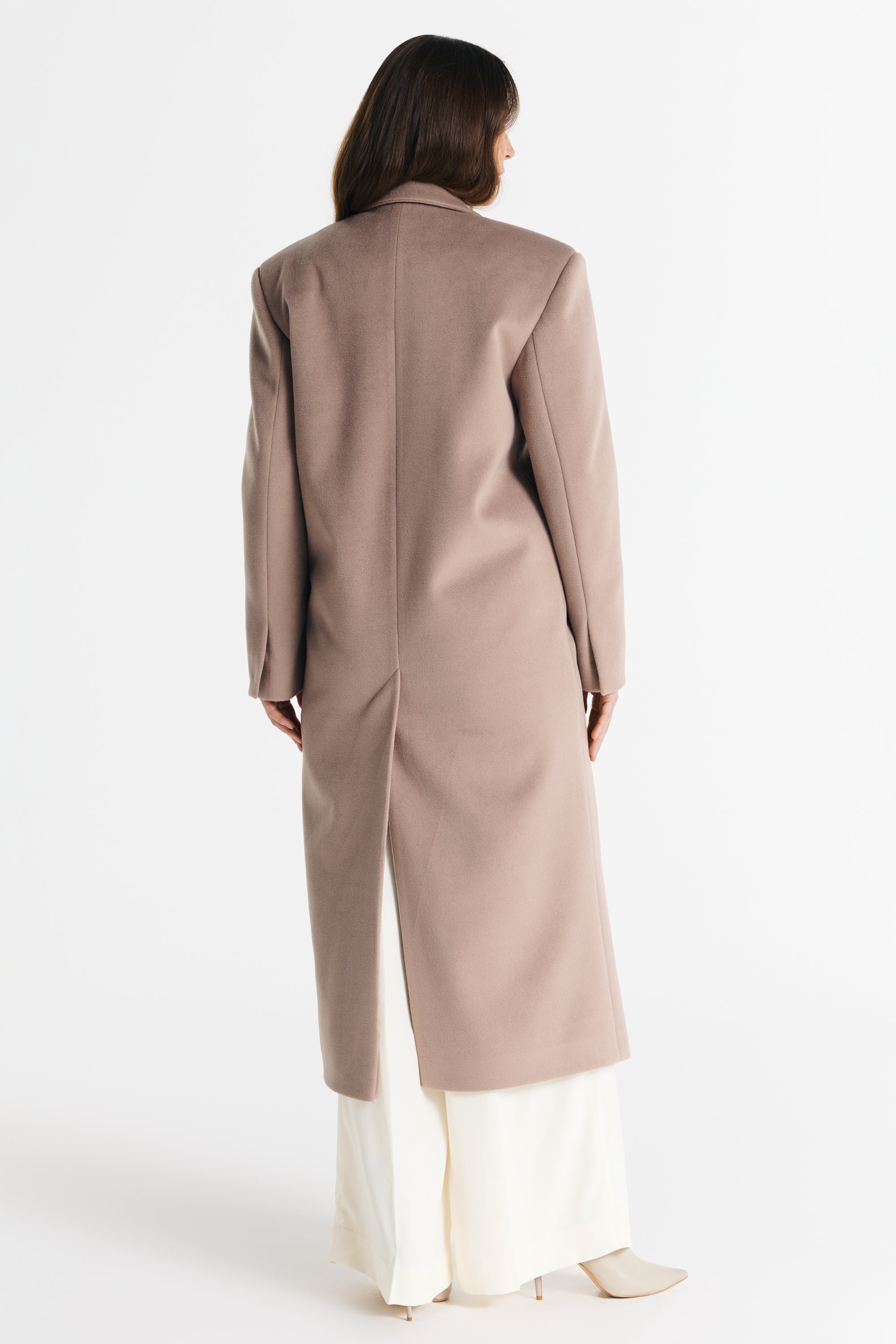 MAGDA coat dark beige