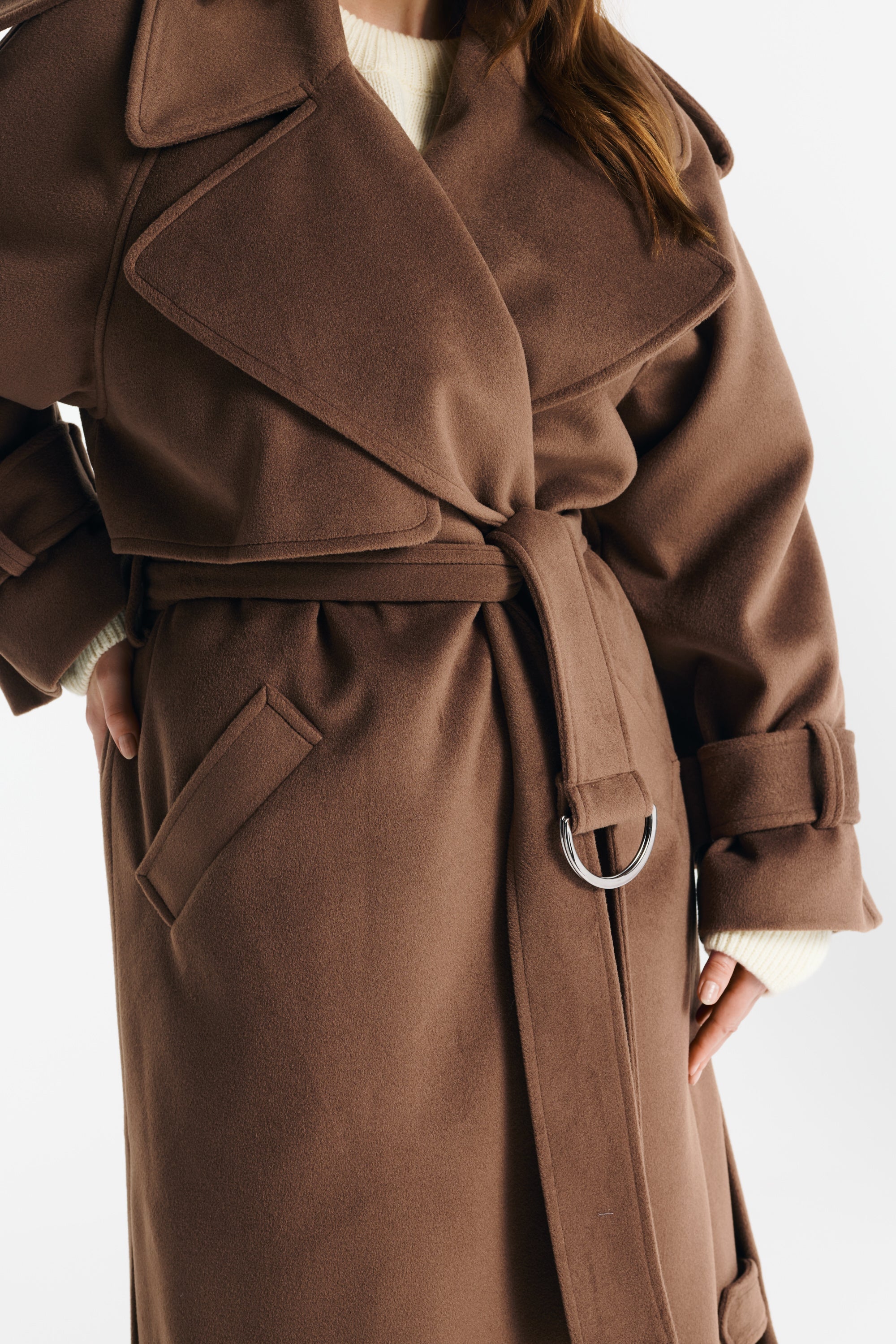 BARBARA coat light chocolate