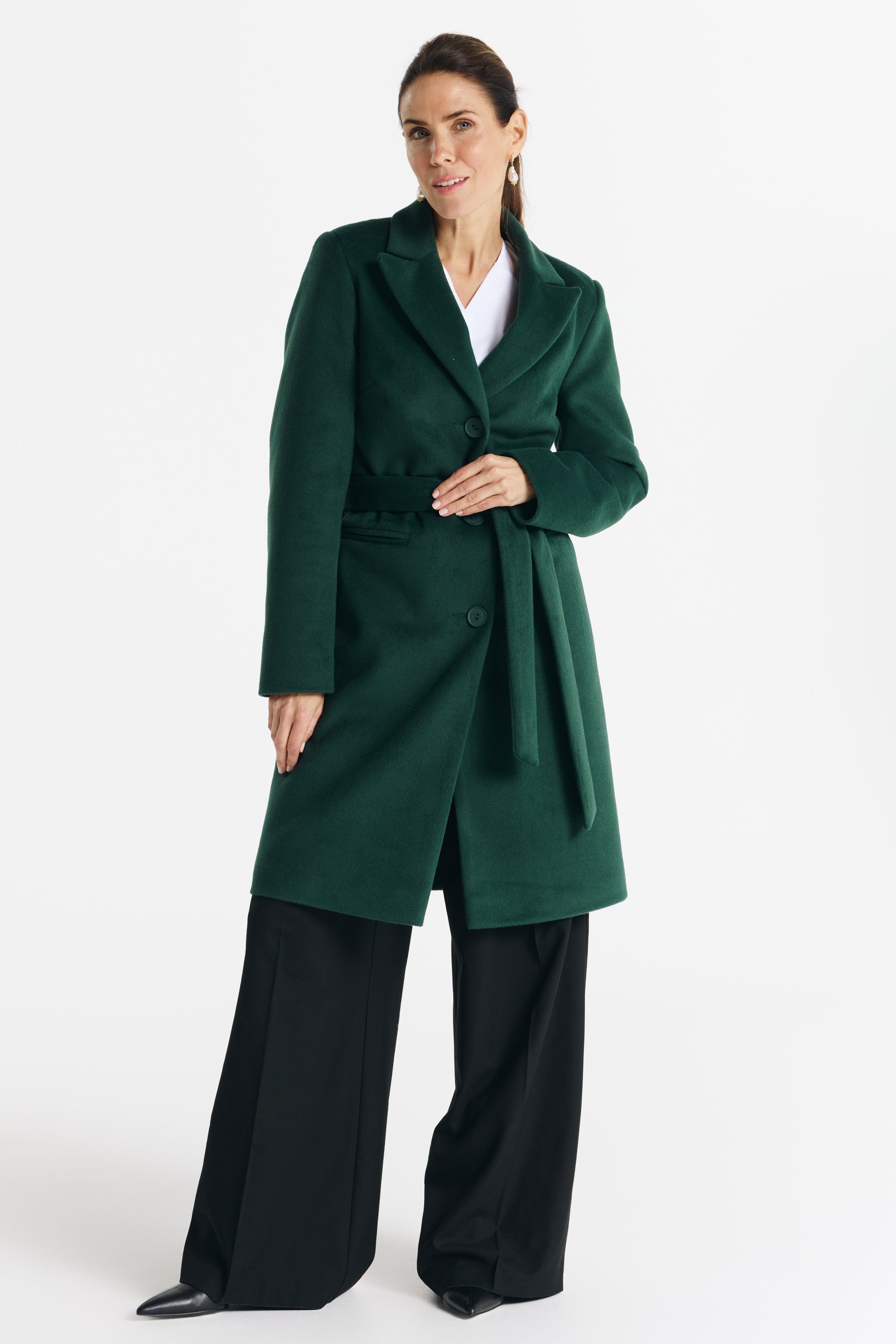 MOLLIE coat green