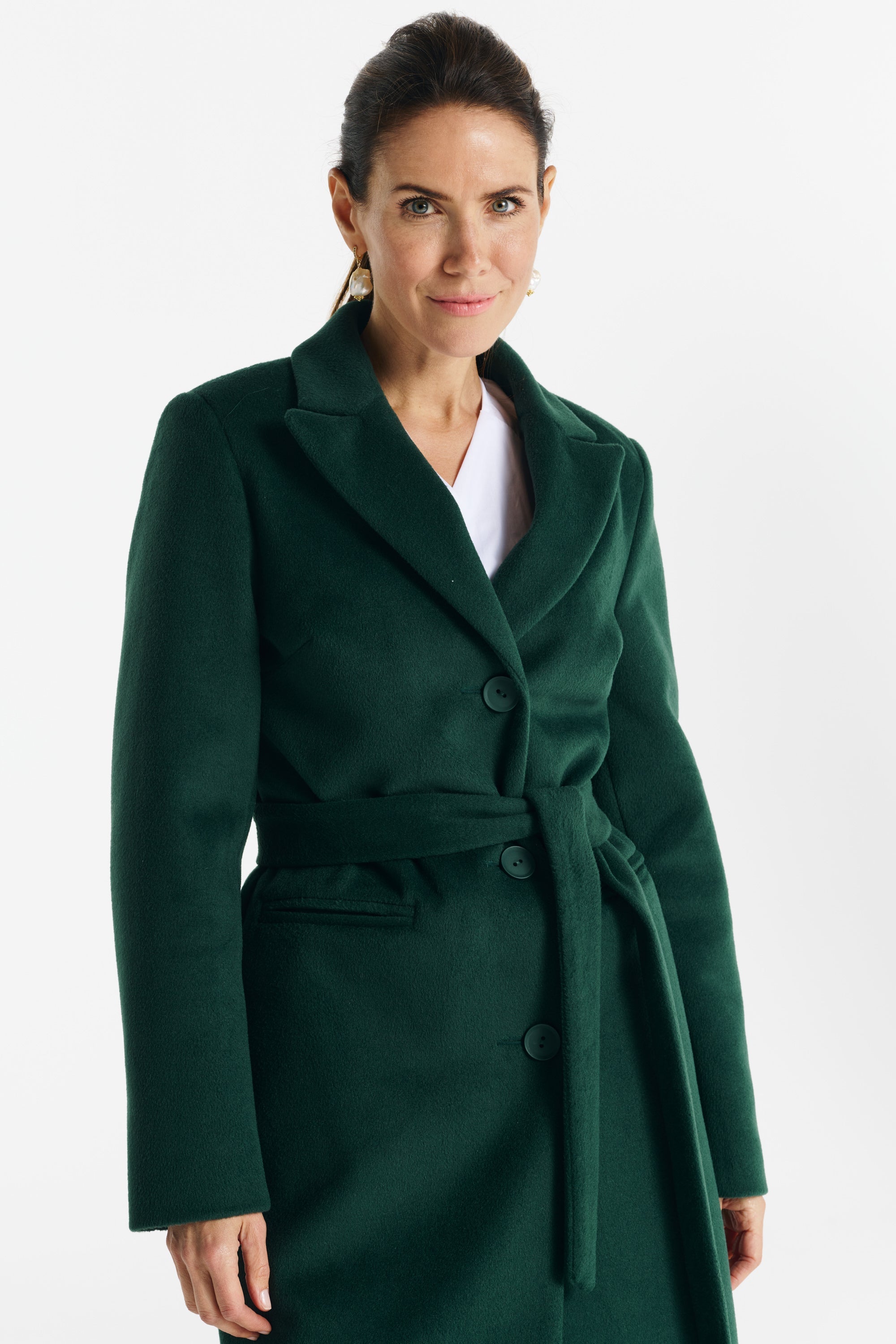 MOLLIE coat green