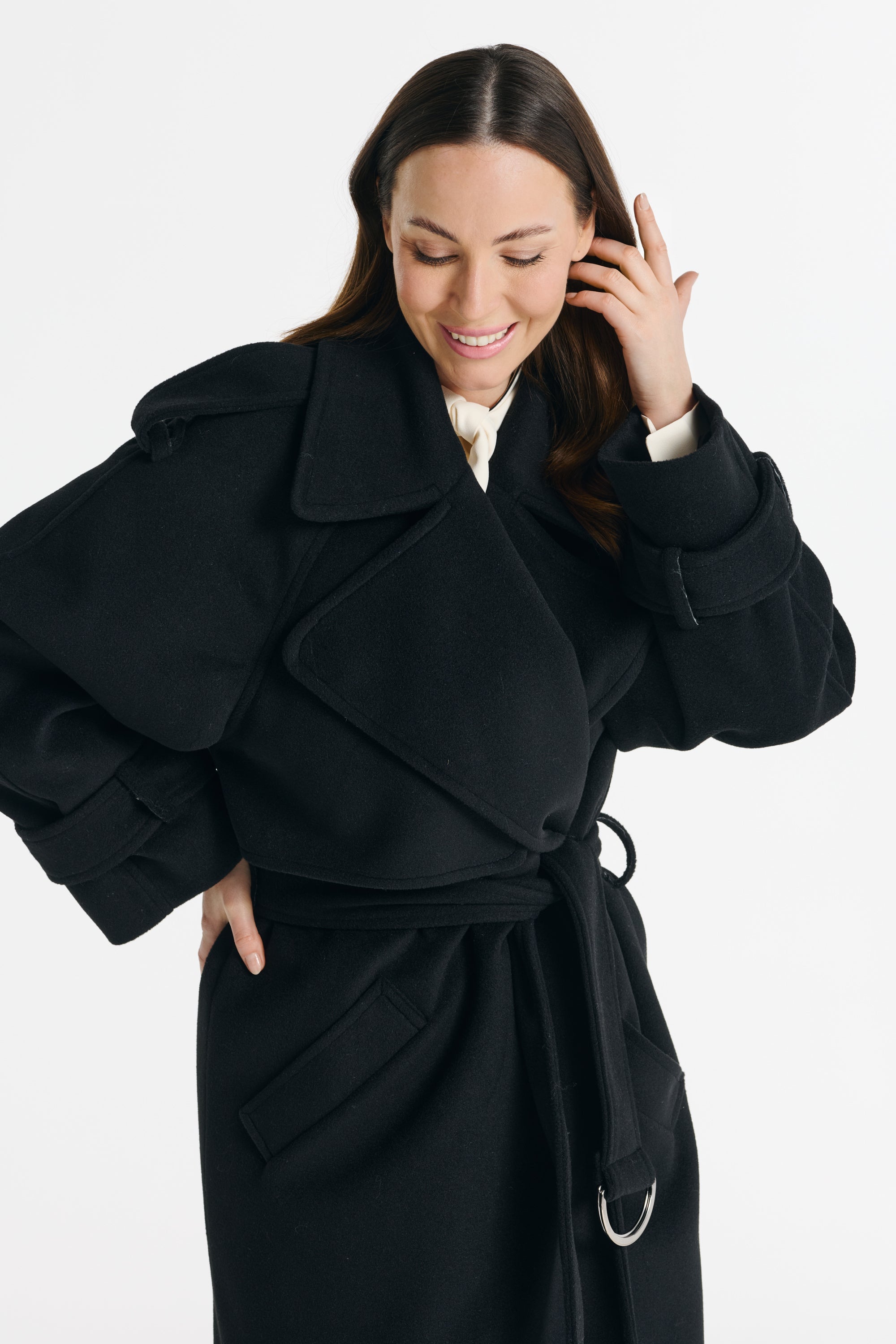 BARBARA coat black