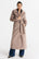 VERONA maxi coat dark beige