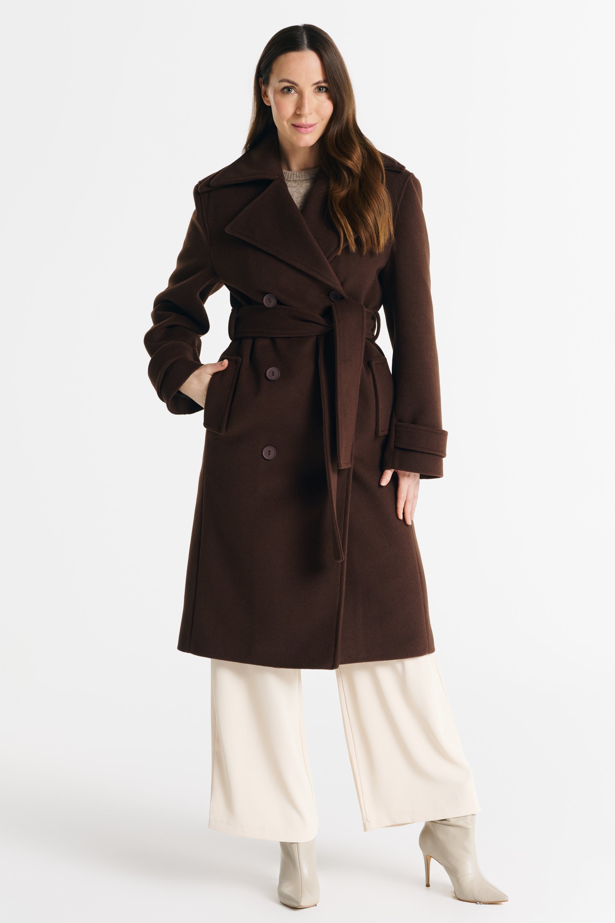 MIRANDA chocolate coat