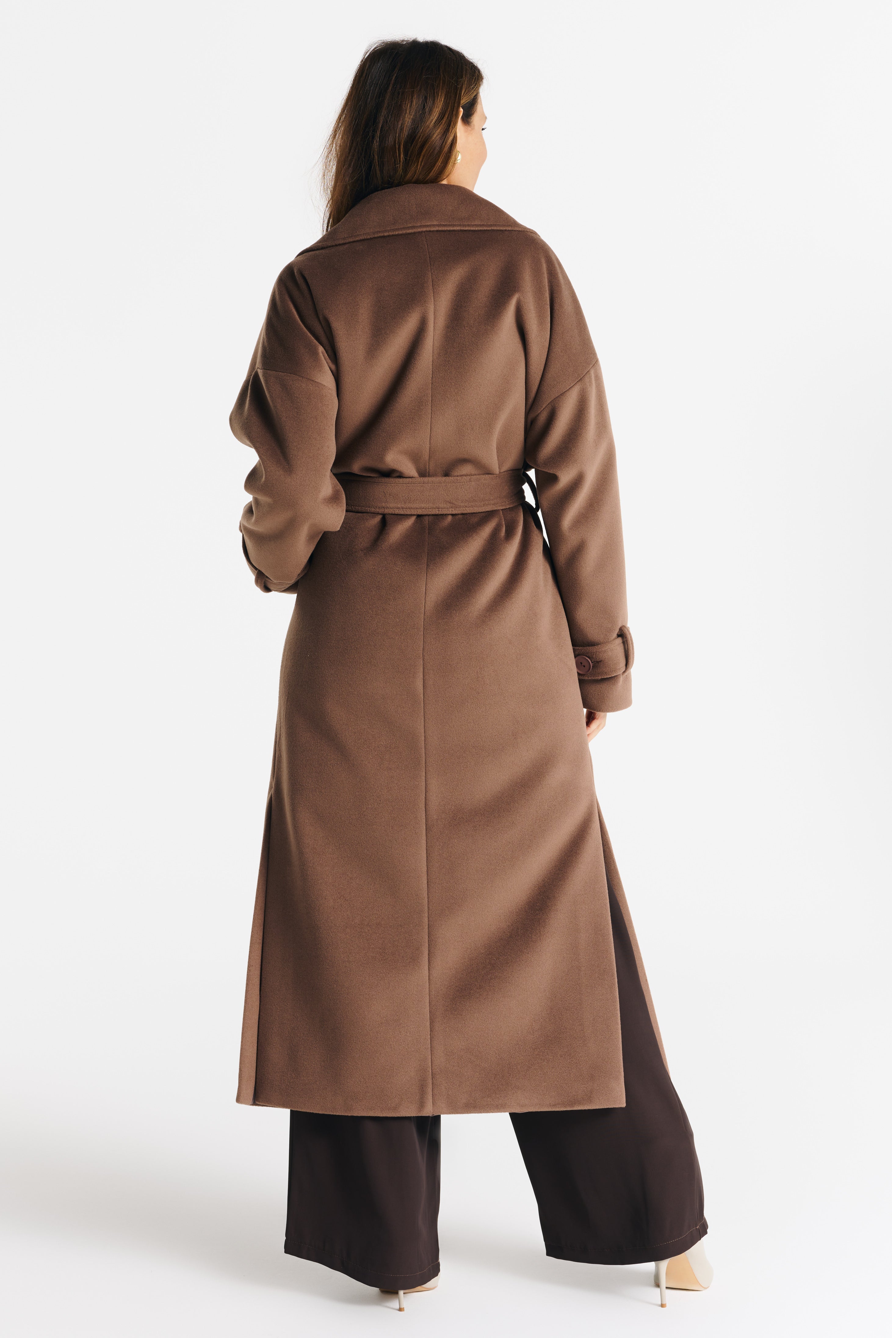 SALMA coat light chocolate