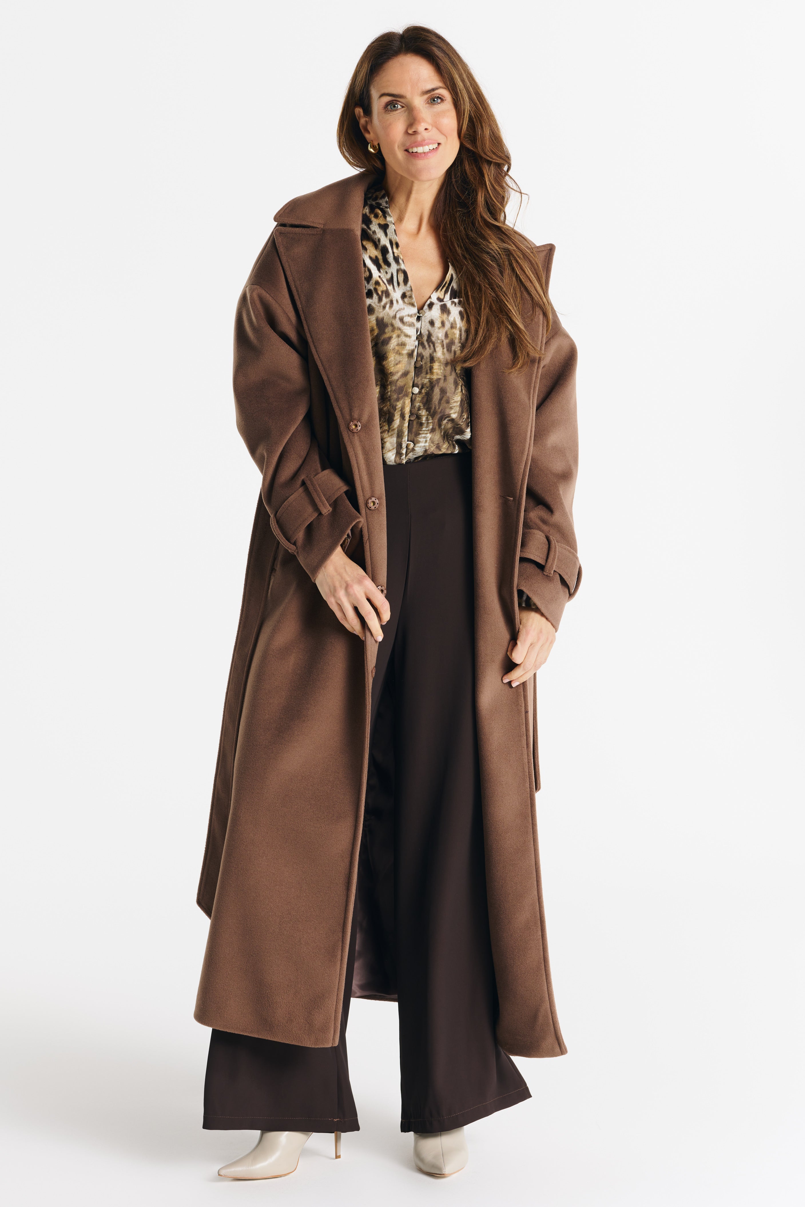 SALMA coat light chocolate