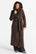 NOELIA maxi coat chocolate