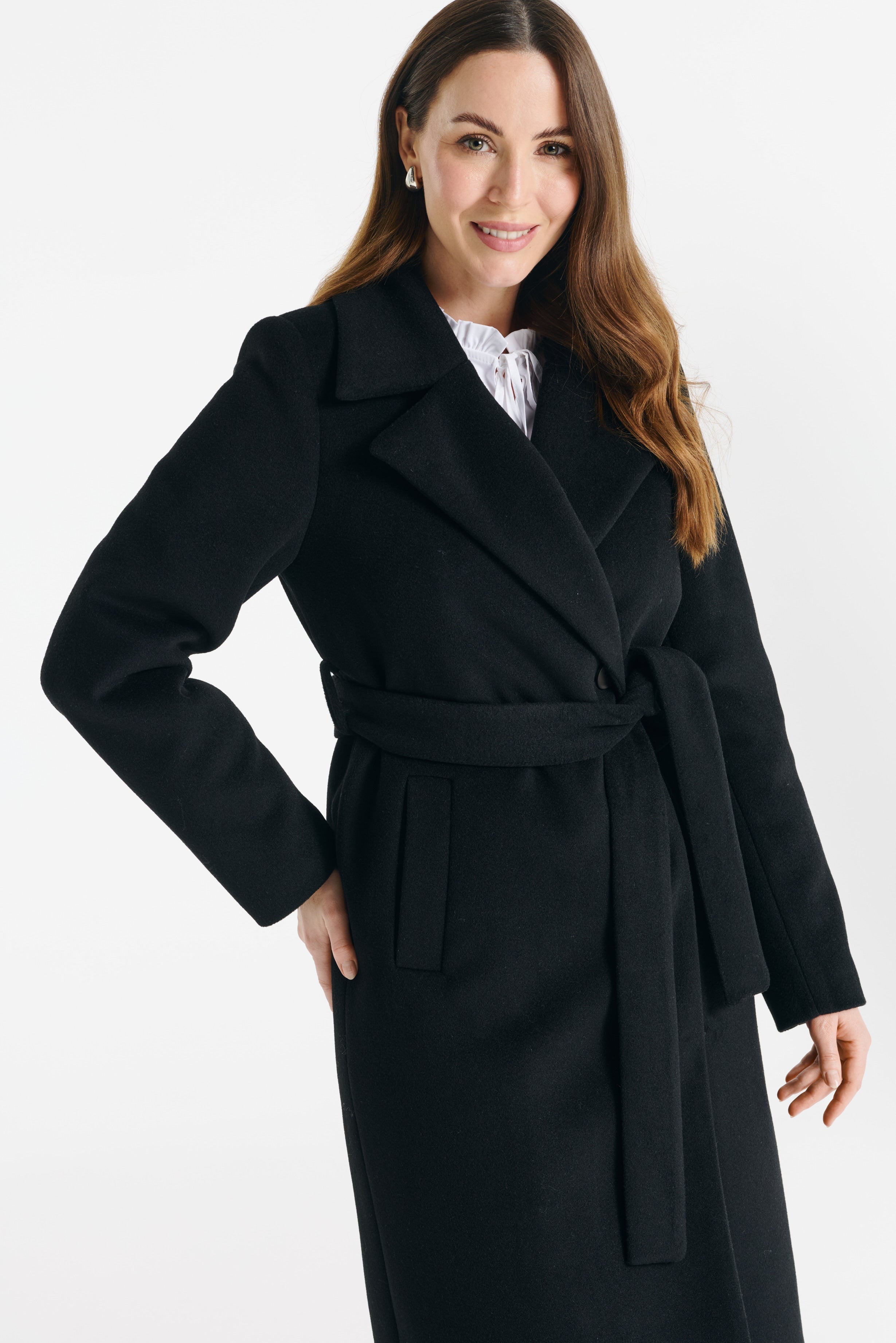 VERONA midi coat black