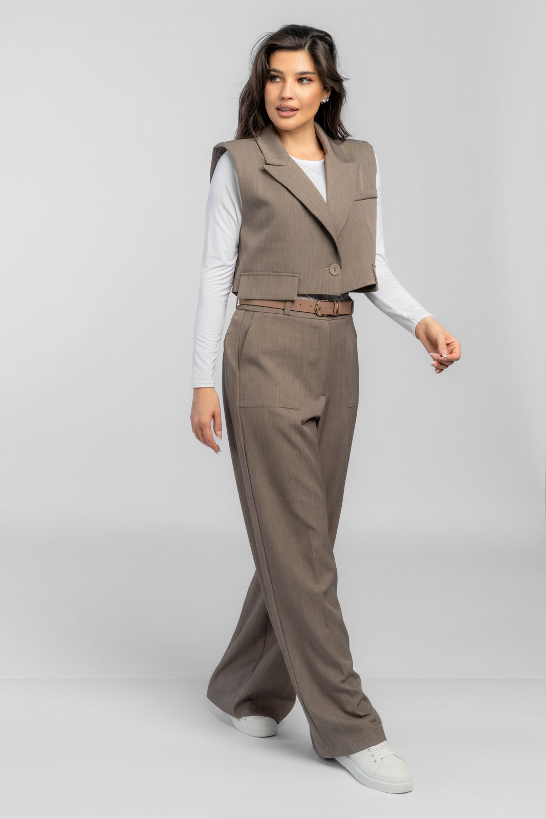 ELIZABETH women's suit beige