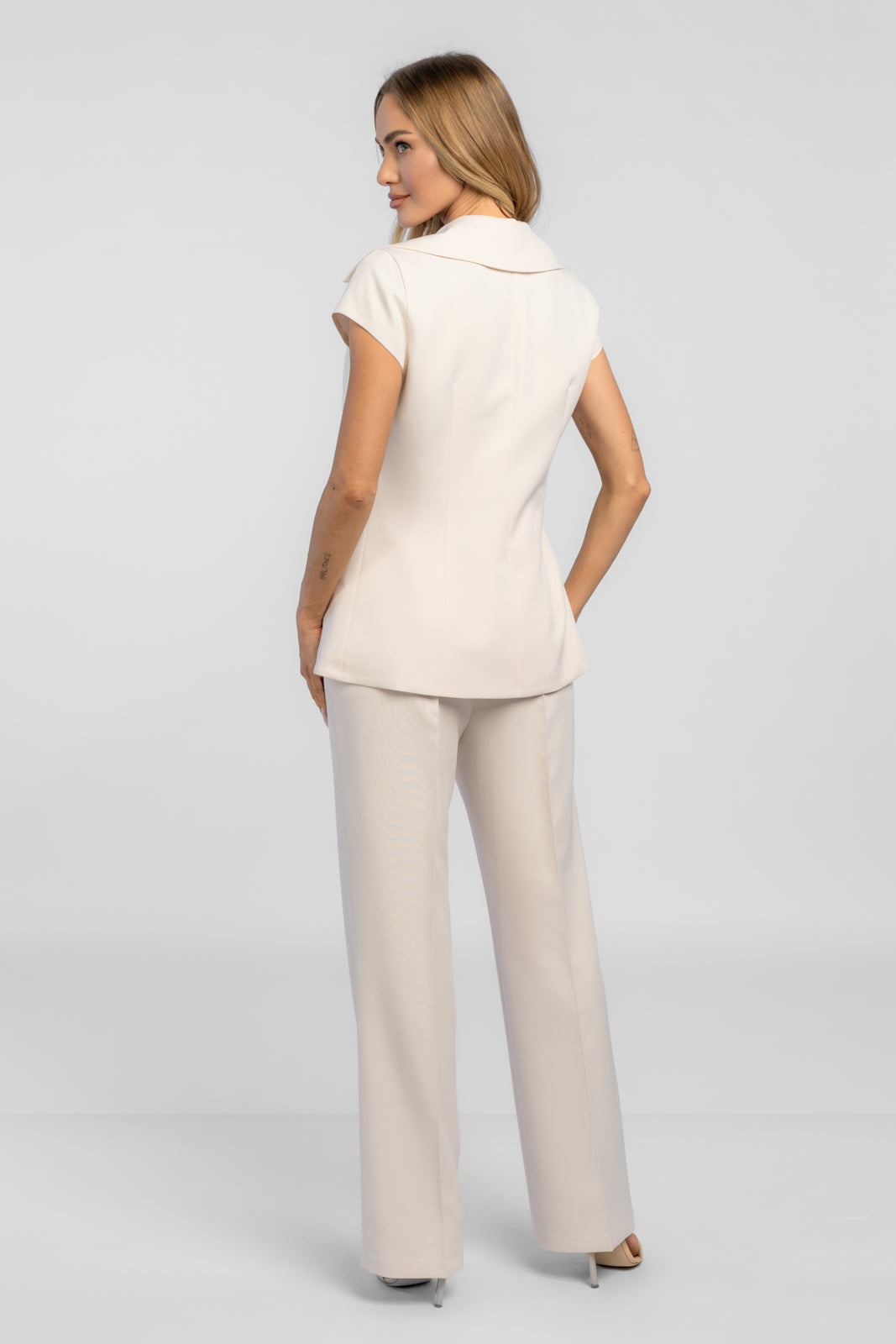 POLA women's suit, light beige