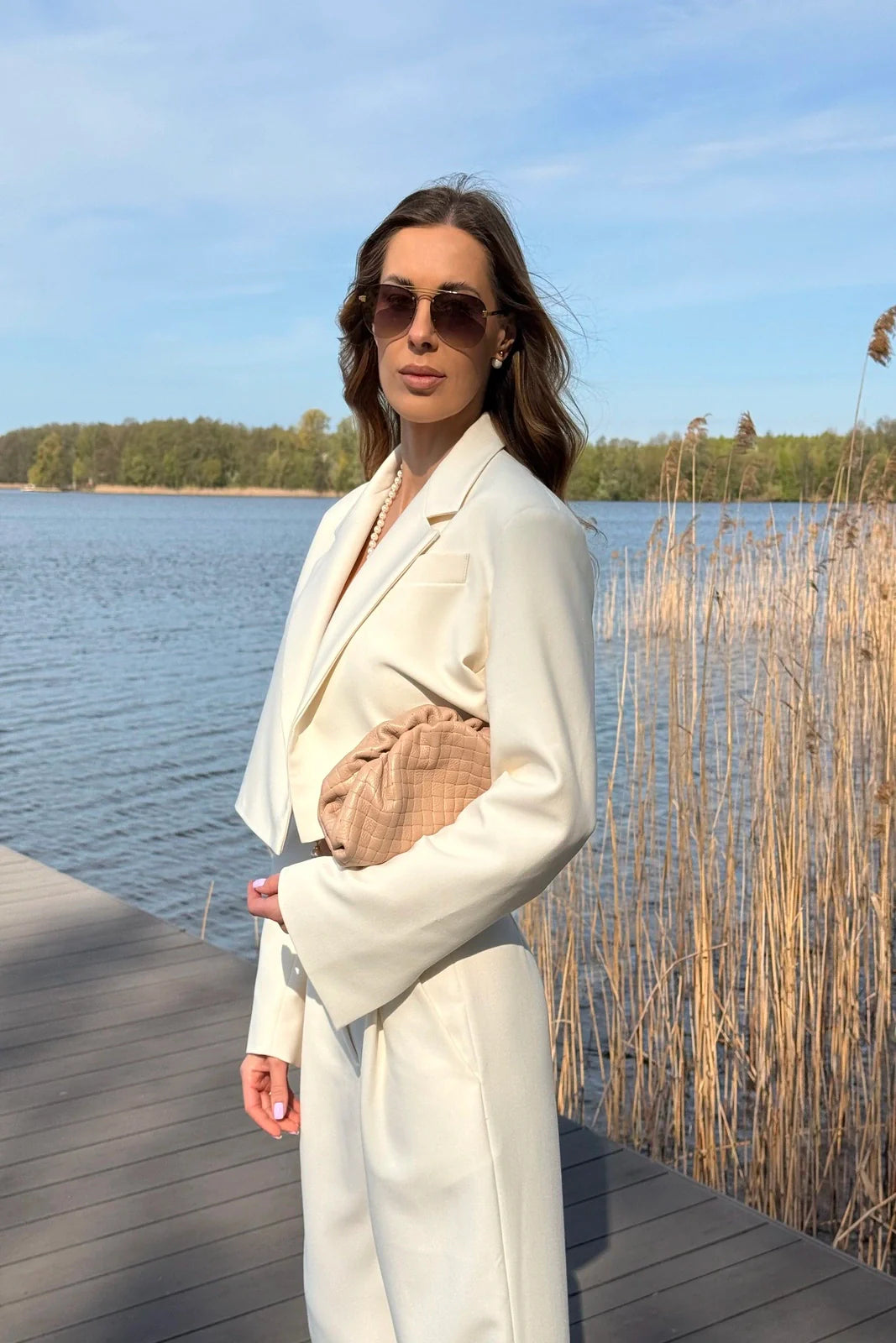 Emily's cream jacket