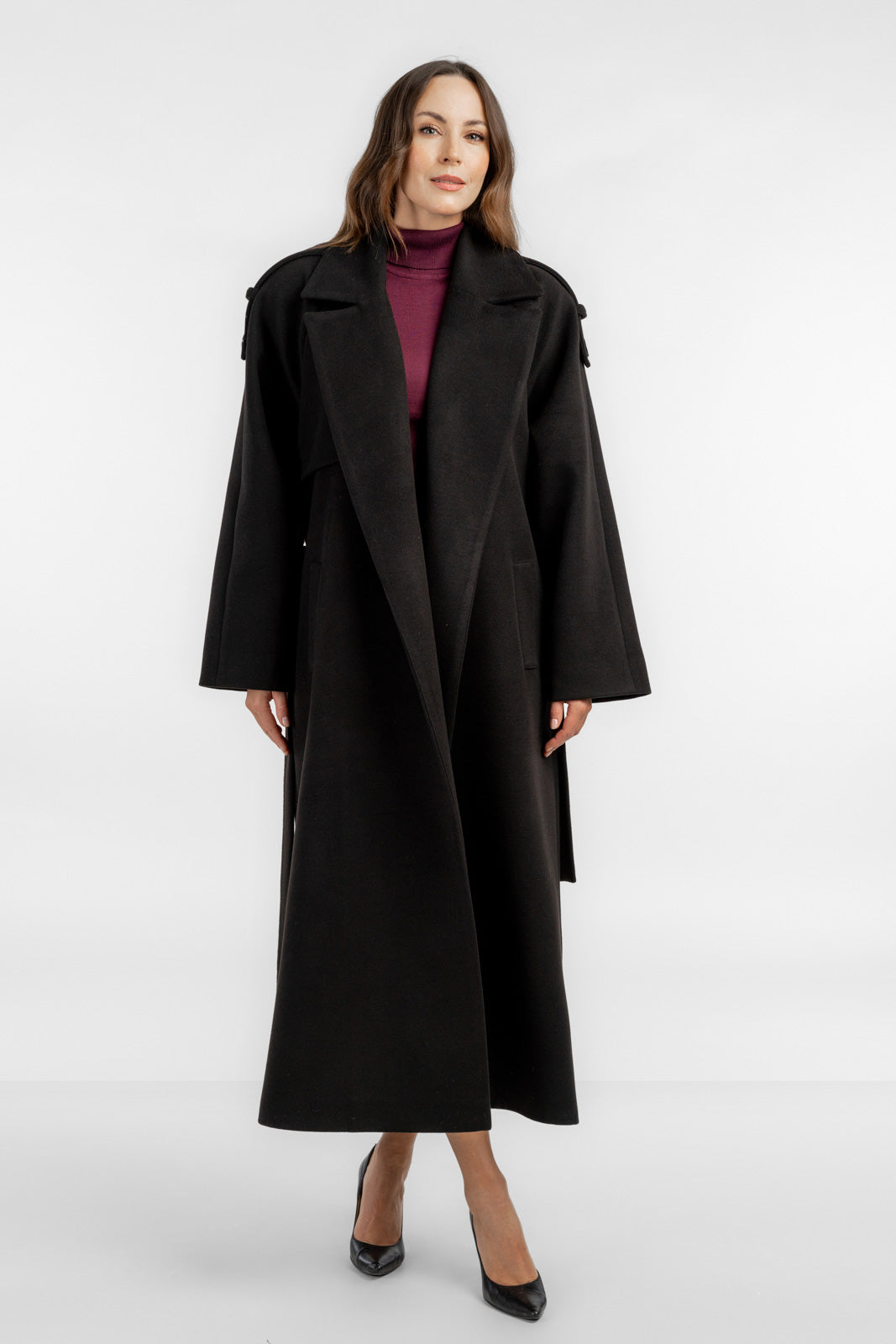 ALIANA coat black