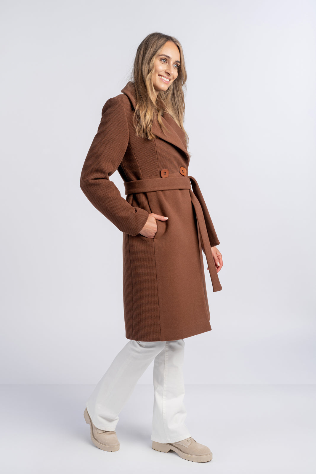 BRYGIDA camel coat