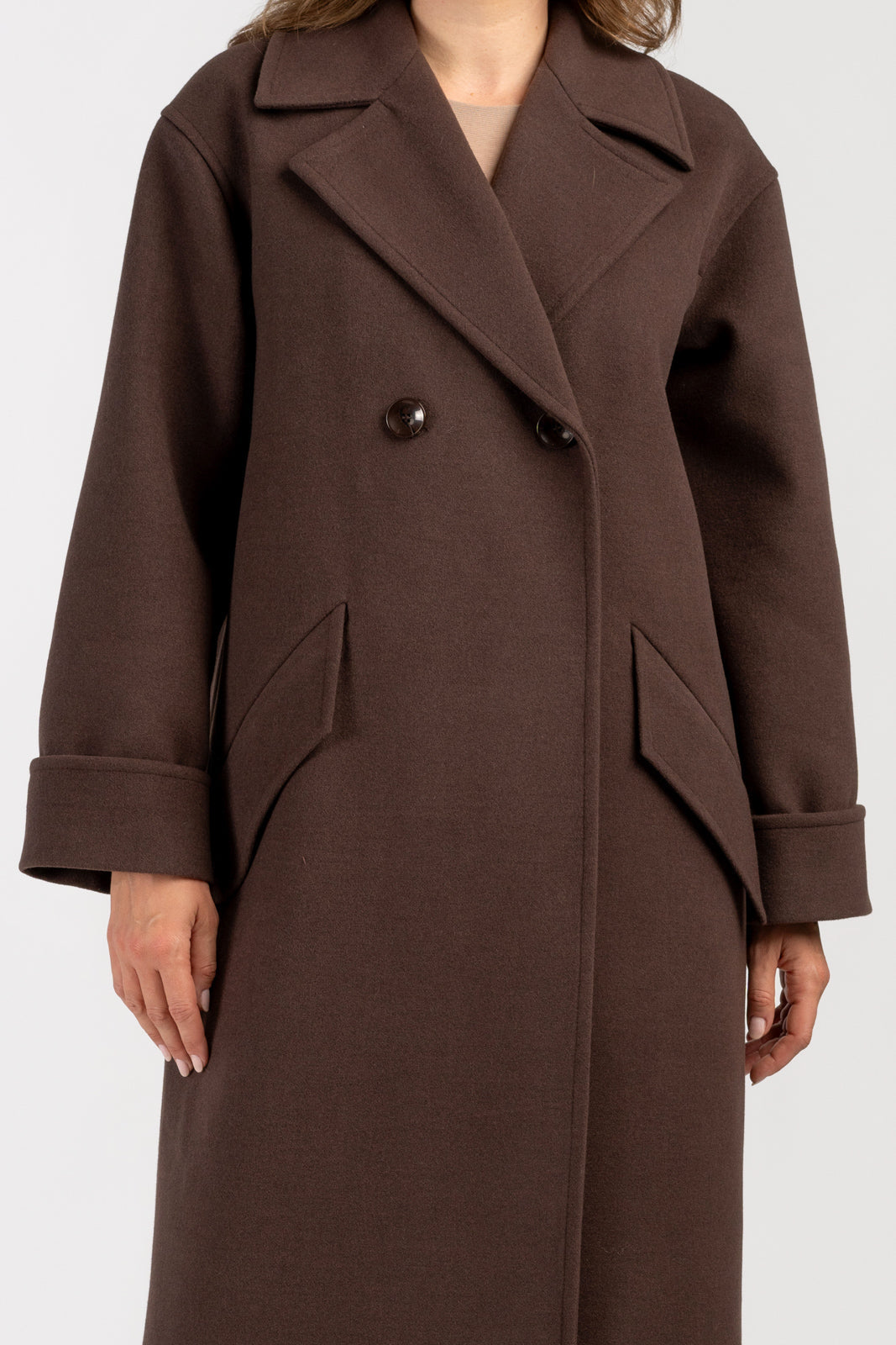 CAMILLA chocolate coat