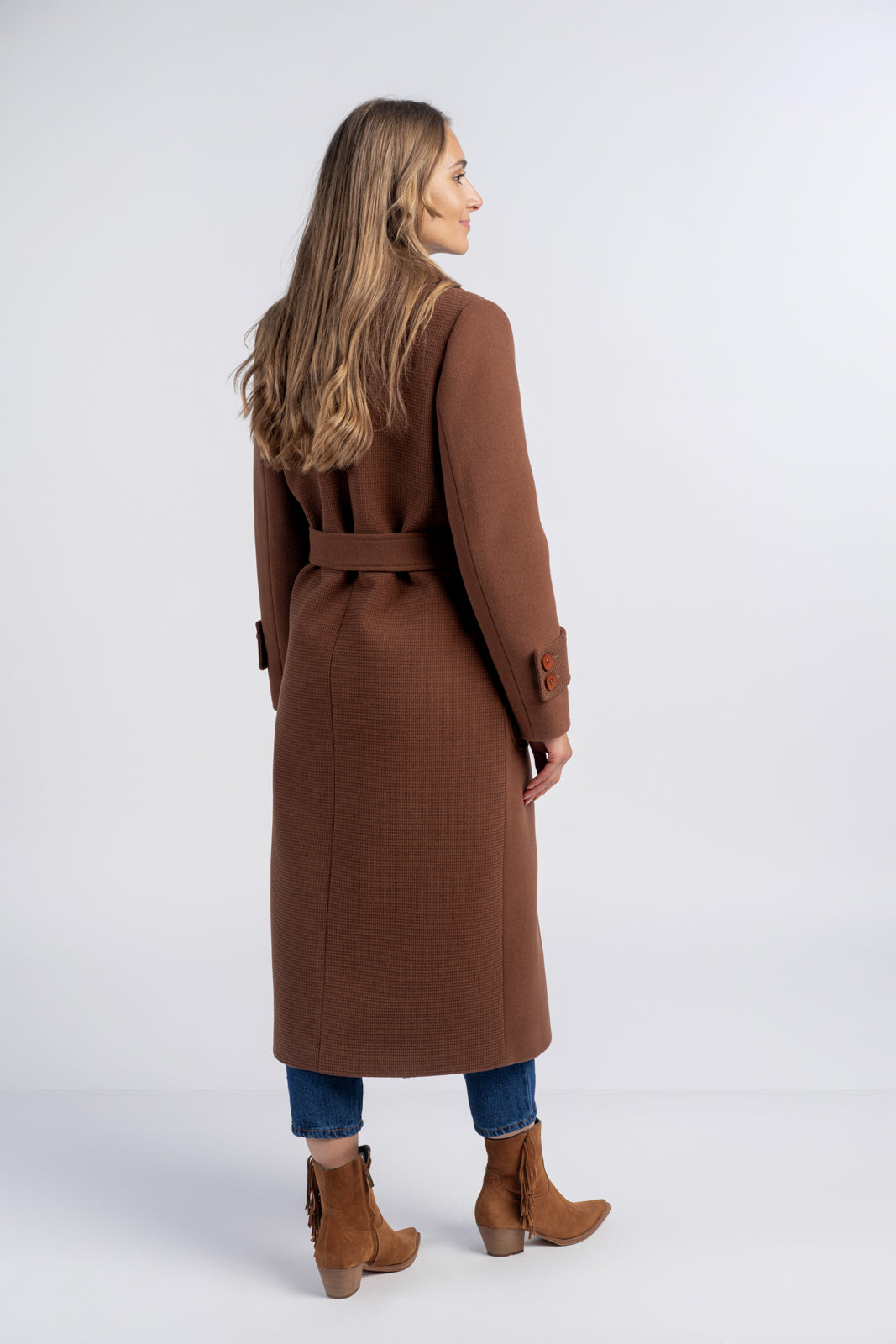 ESTERA camel coat