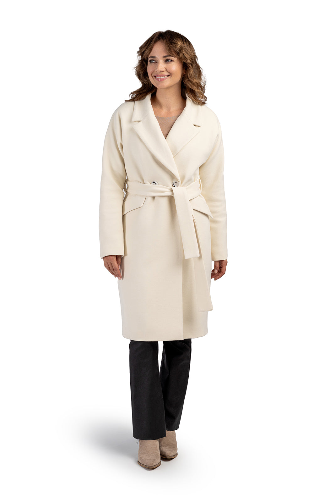 FABIA ecru coat