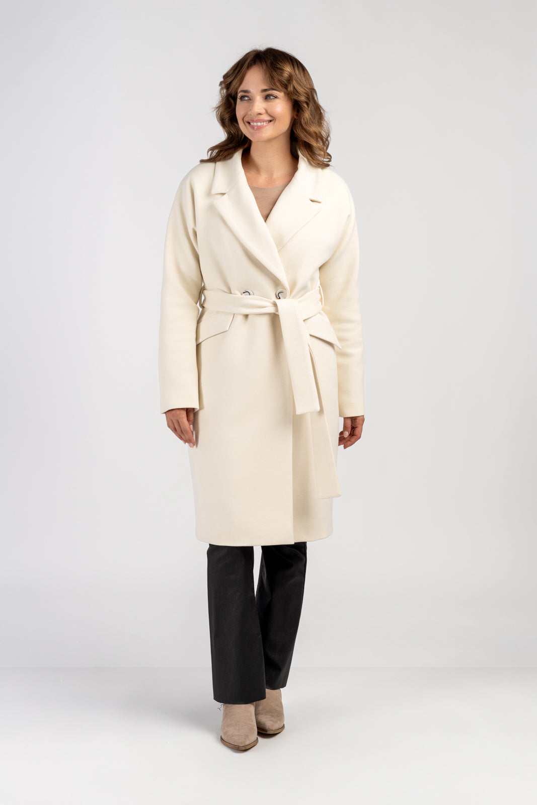 FABIA ecru coat