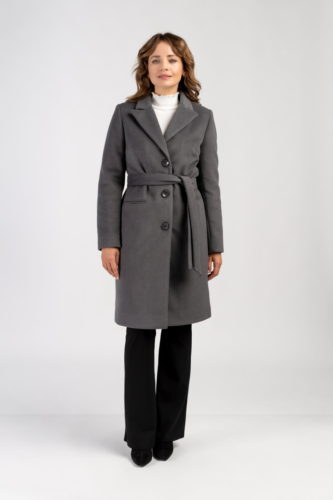 MOLLIE coat gray