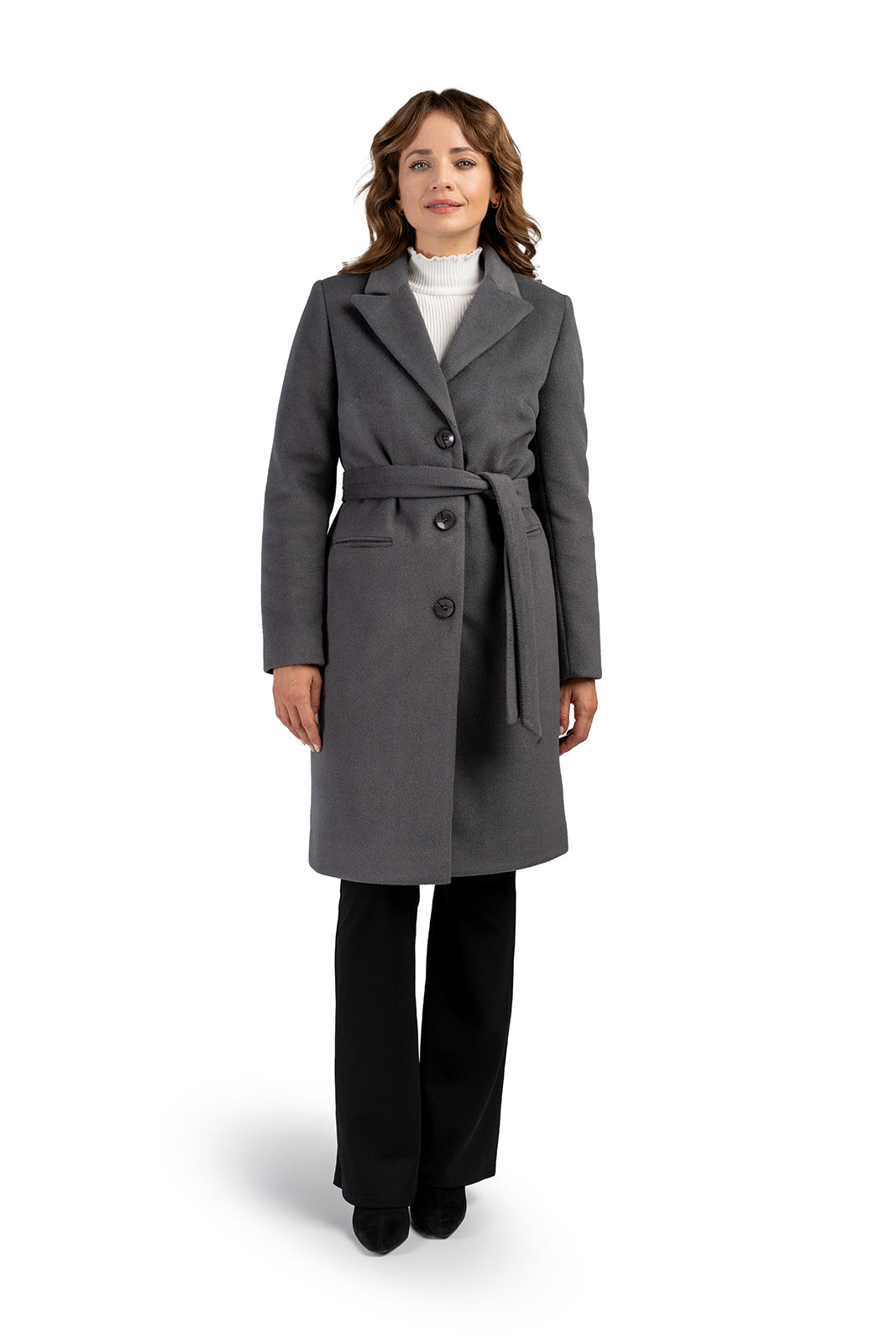 MOLLIE coat gray