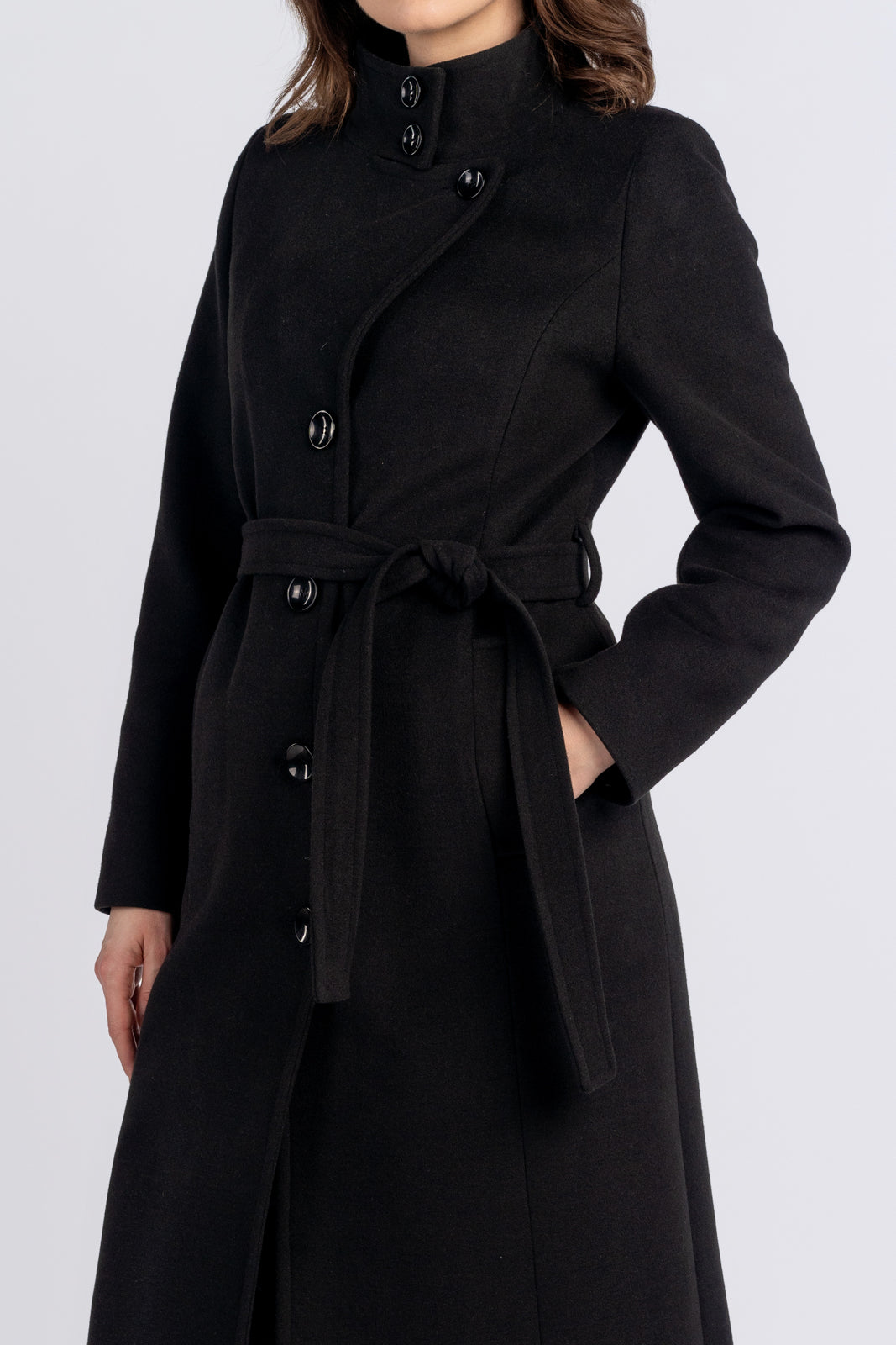 REGINA coat black