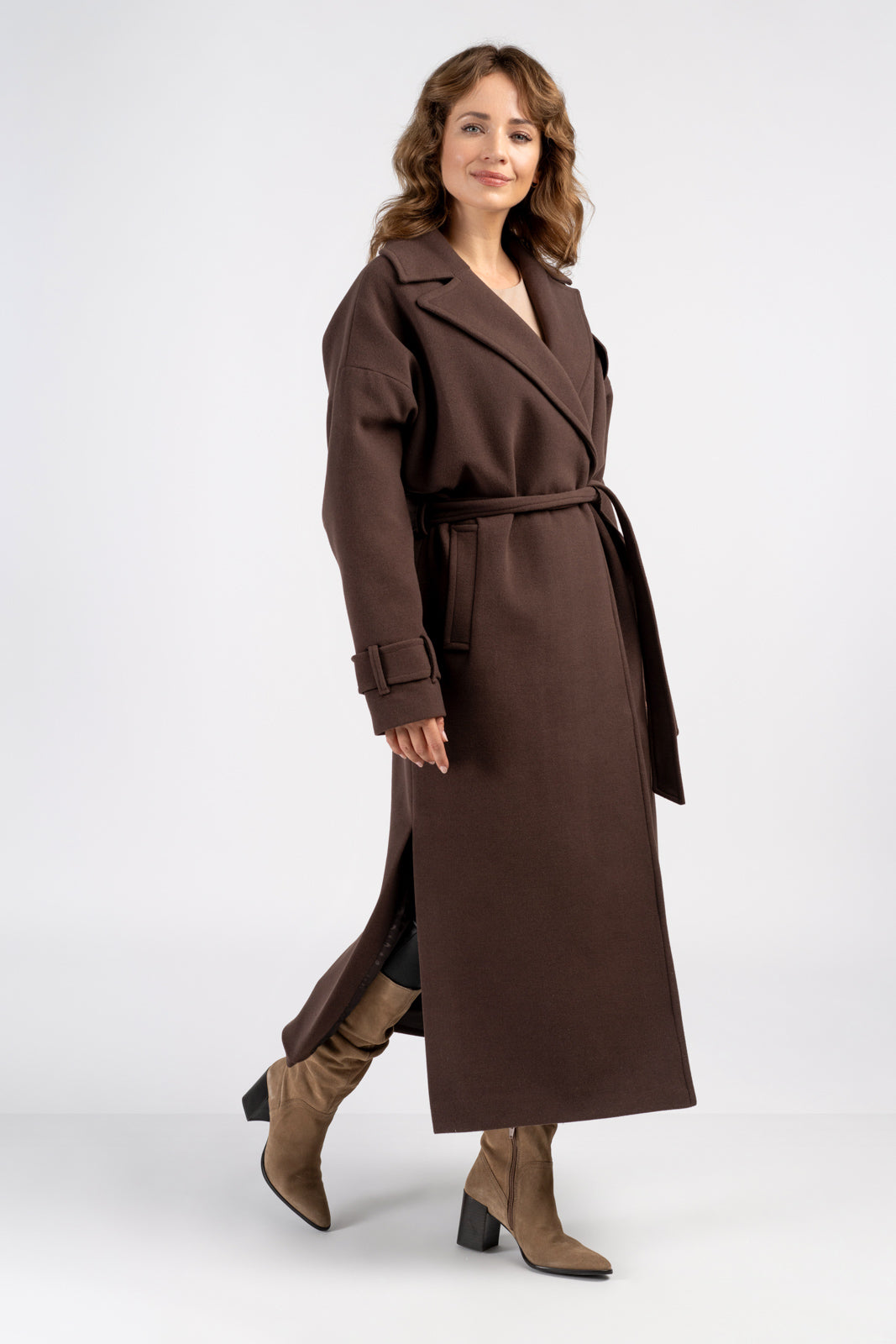 SALMA chocolate coat
