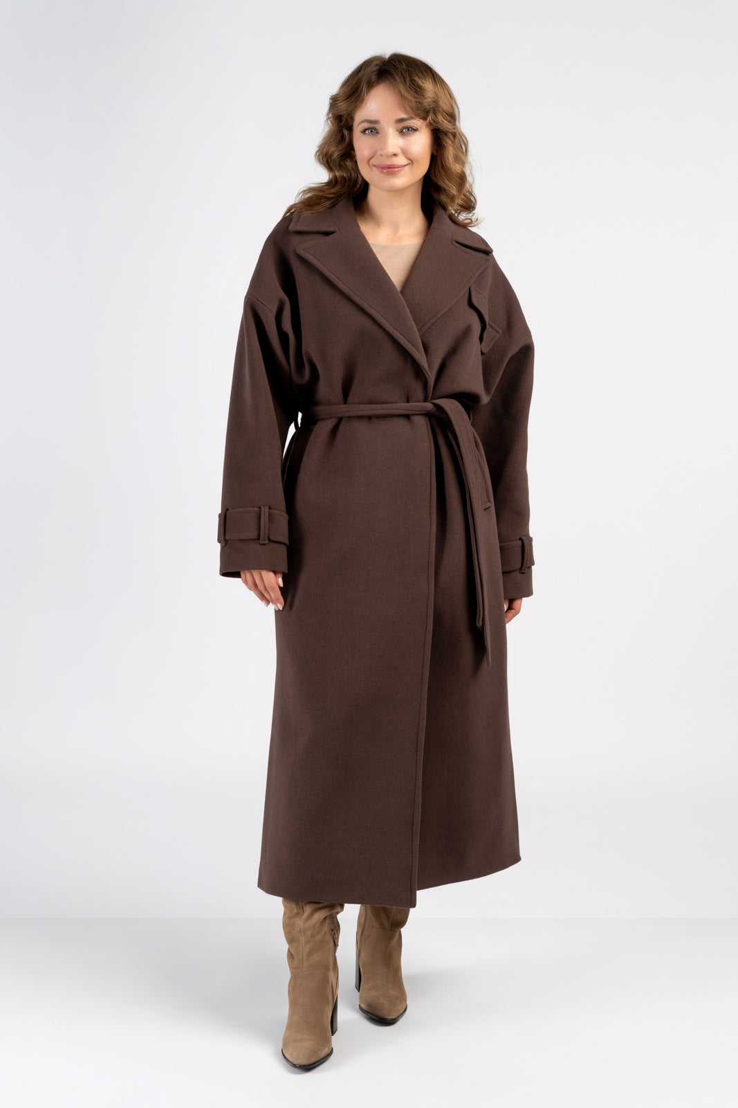 SALMA chocolate coat