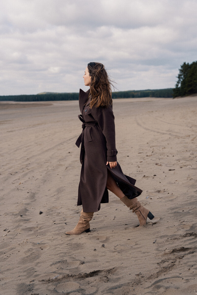 SALMA chocolate coat