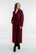 VERONA maxi coat burgundy