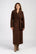 VERONA maxi coat chocolate
