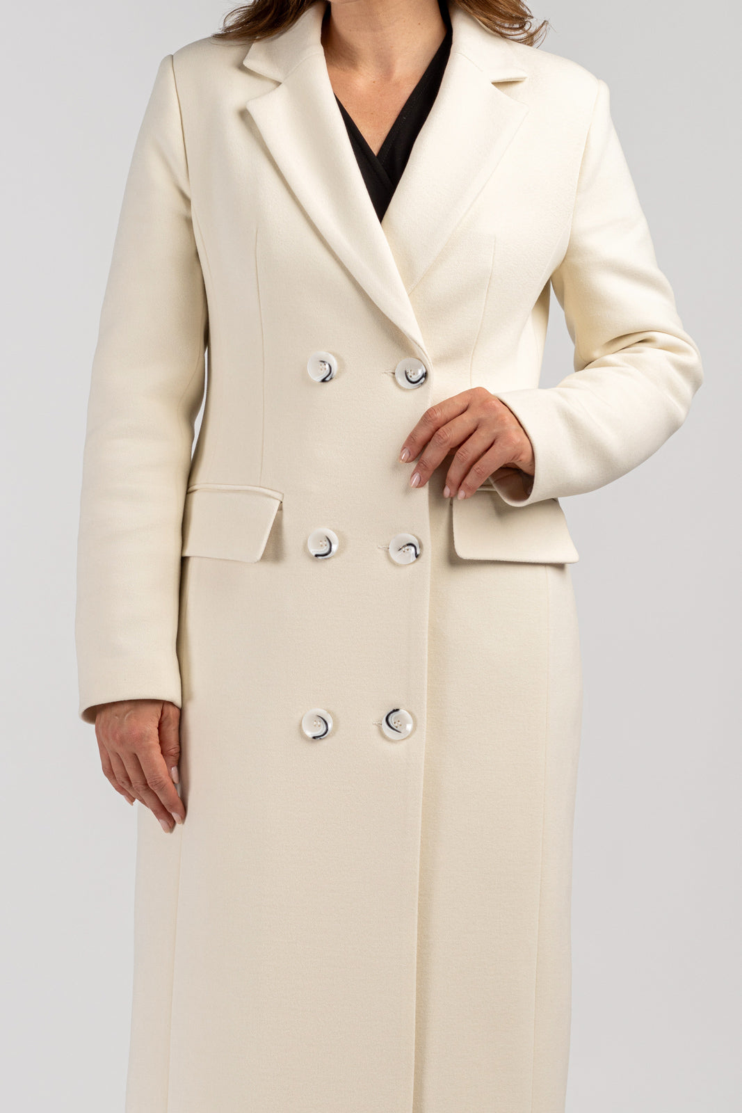 VIVIENNE ecru coat