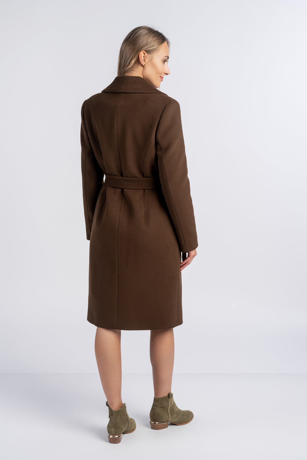 ZUZANNA coat, dark brown 