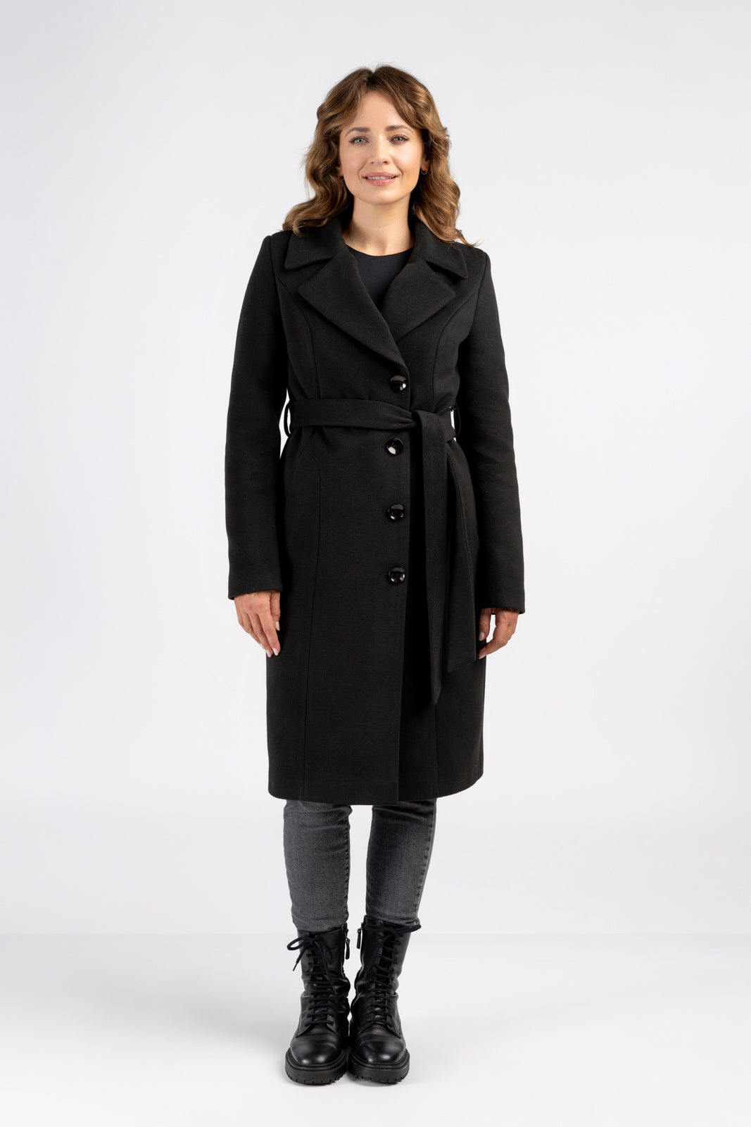 ZUZANNA coat black 