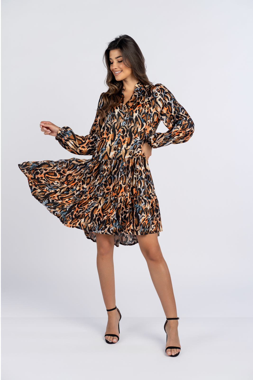 AURORA spotted dress