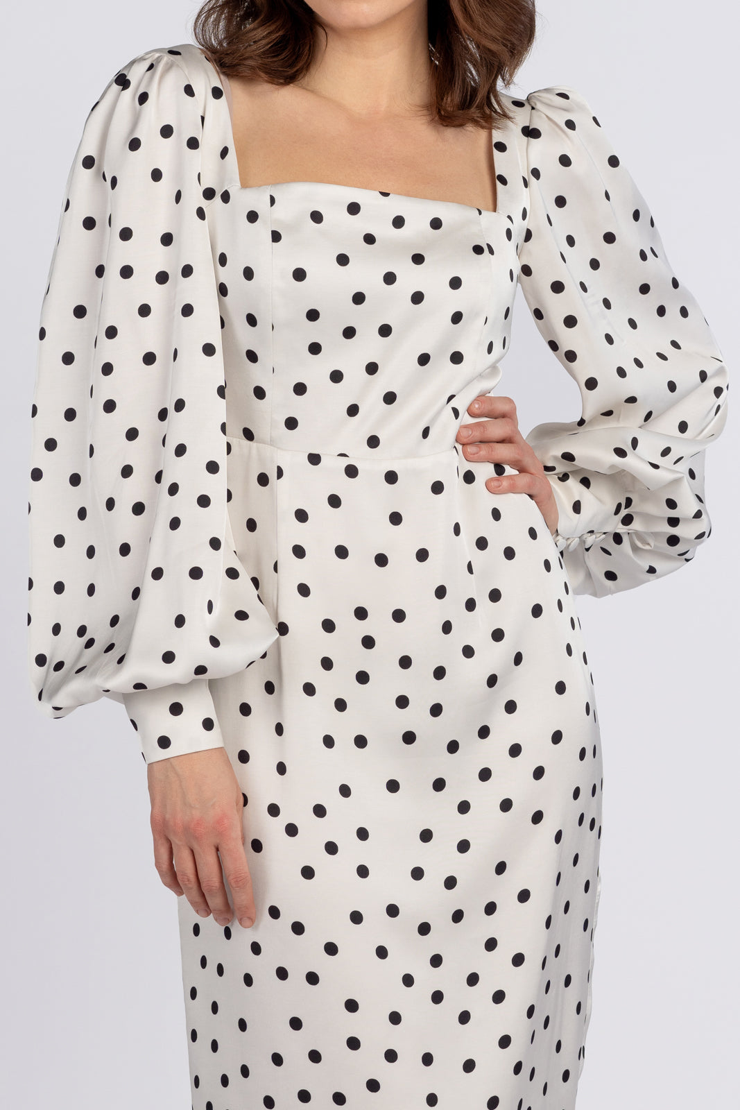 MARINA polka dot dress