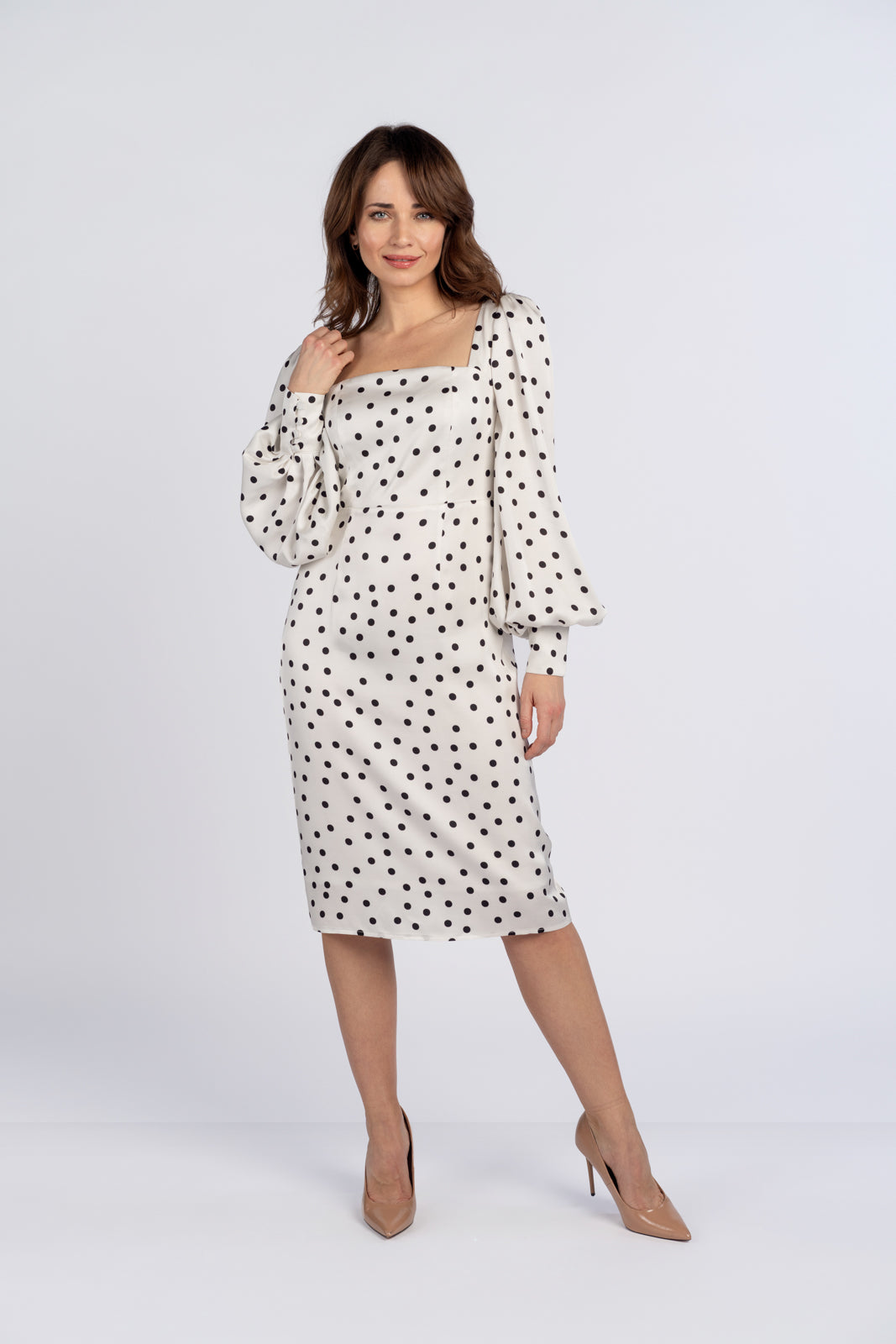 MARINA polka dot dress