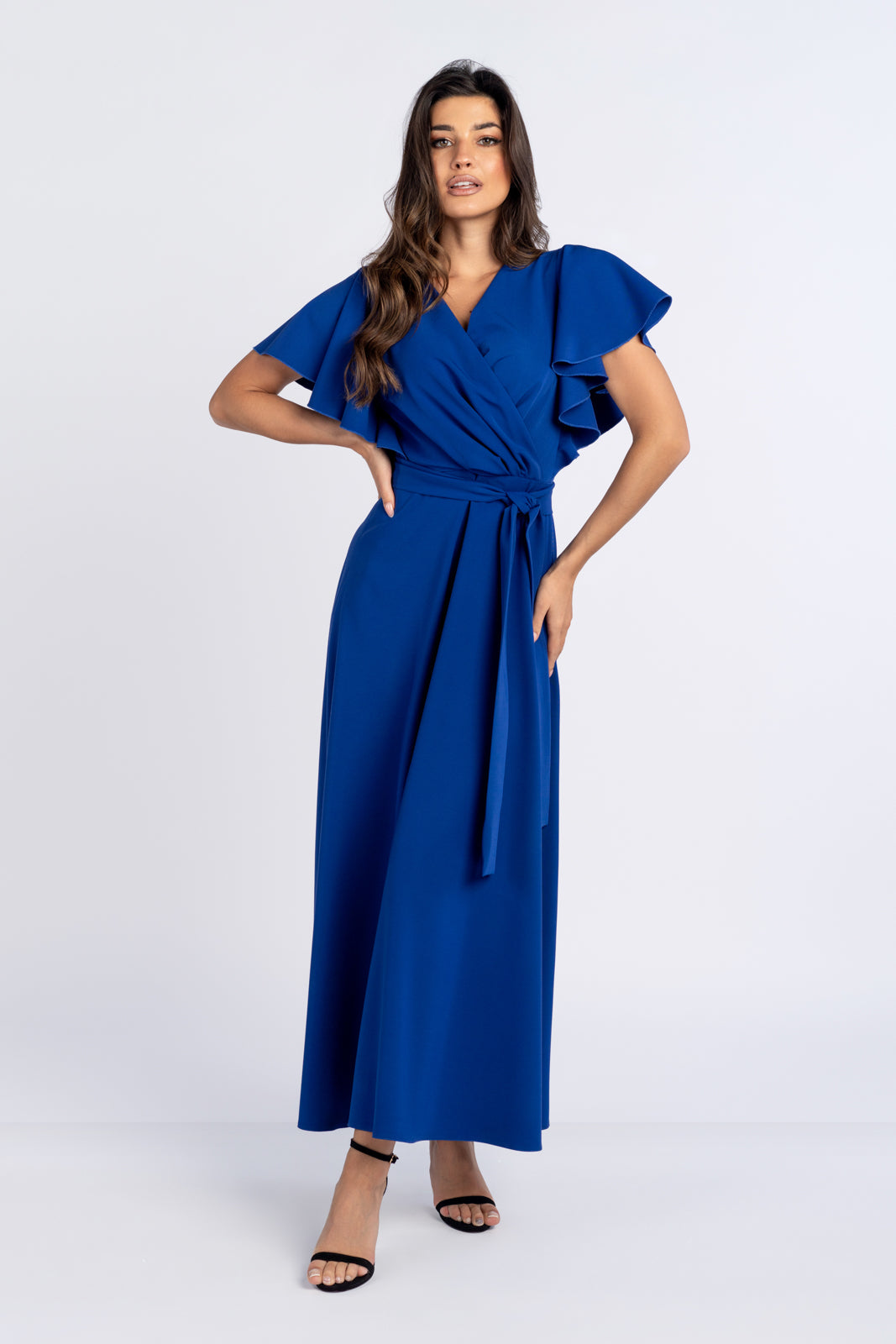 MICHAELA cornflower blue dress